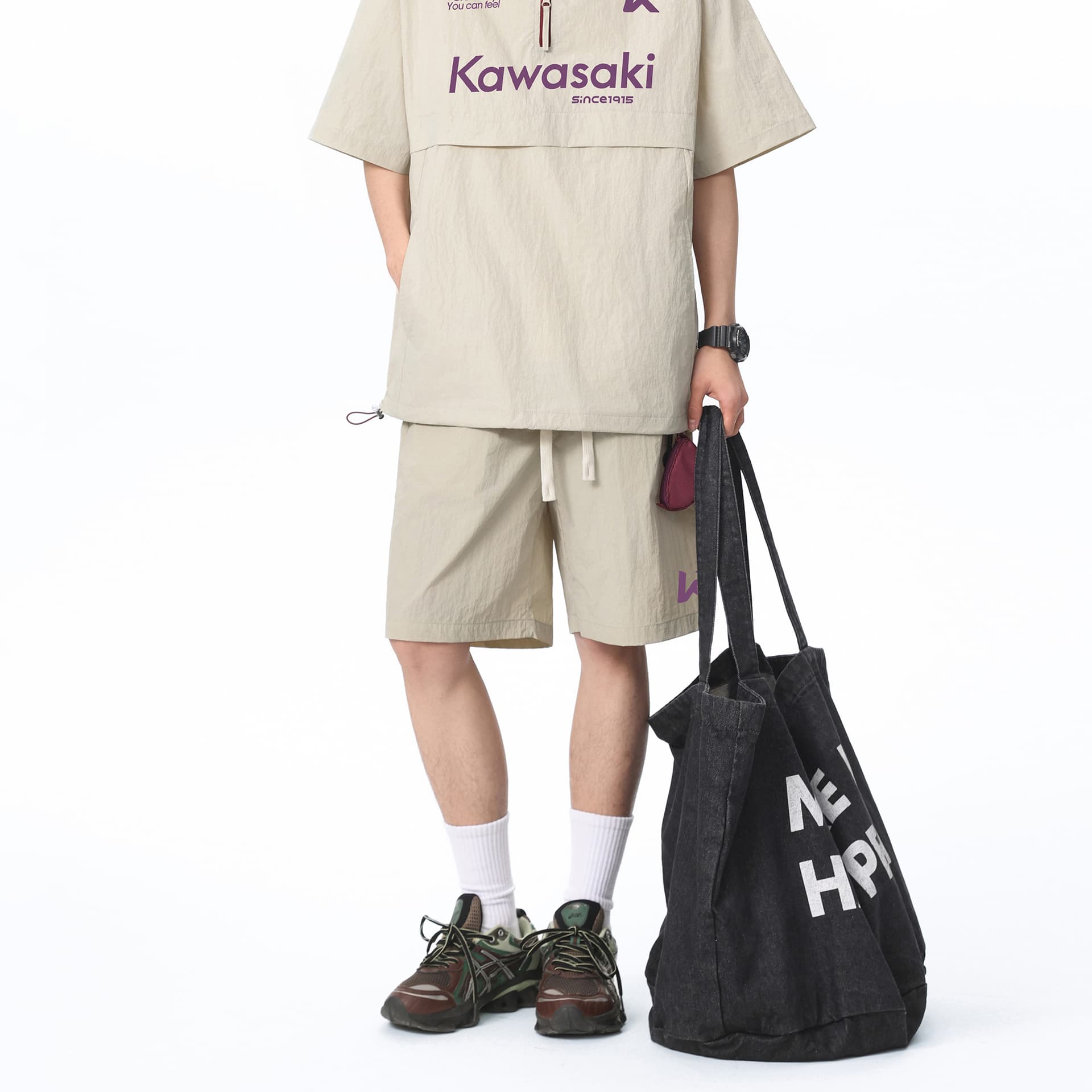 Шорты Kawasaki Unisex Casual Shorts Кавасаки Унисекс Повседневные Шорты - изображение 4