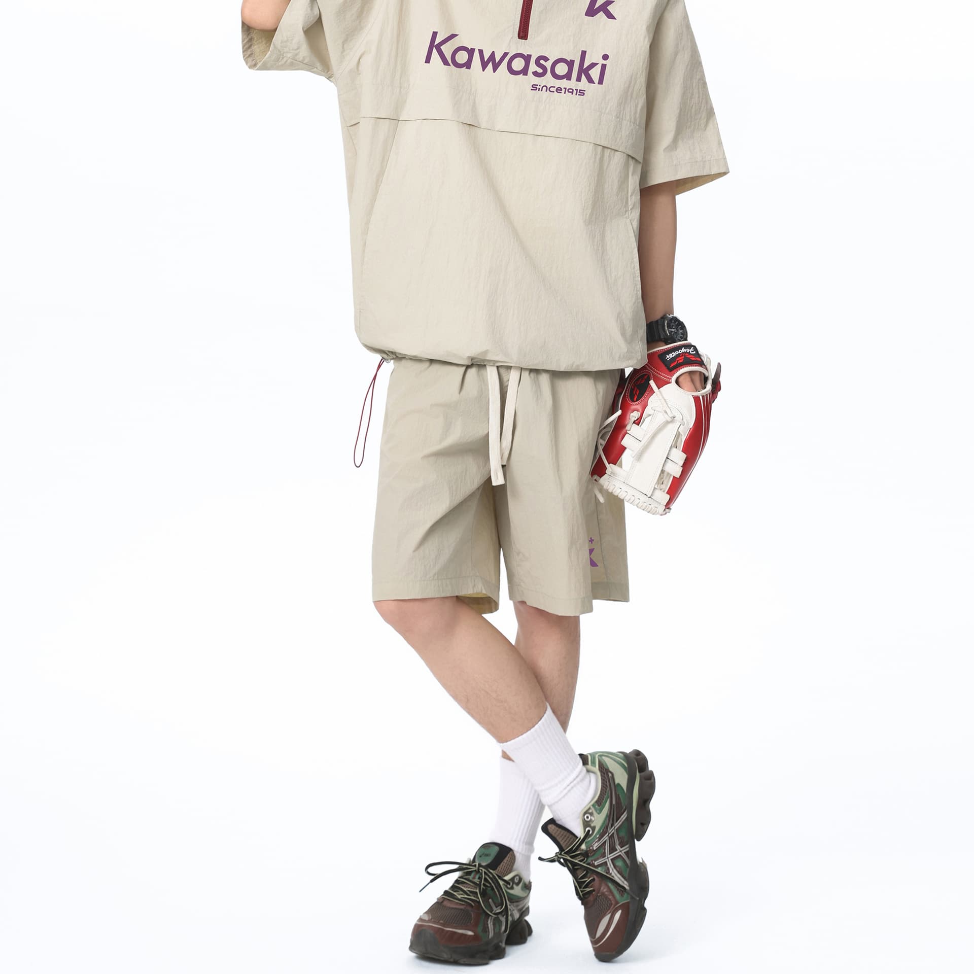 Шорты Kawasaki Unisex Casual Shorts Кавасаки Унисекс Повседневные Шорты - изображение 6