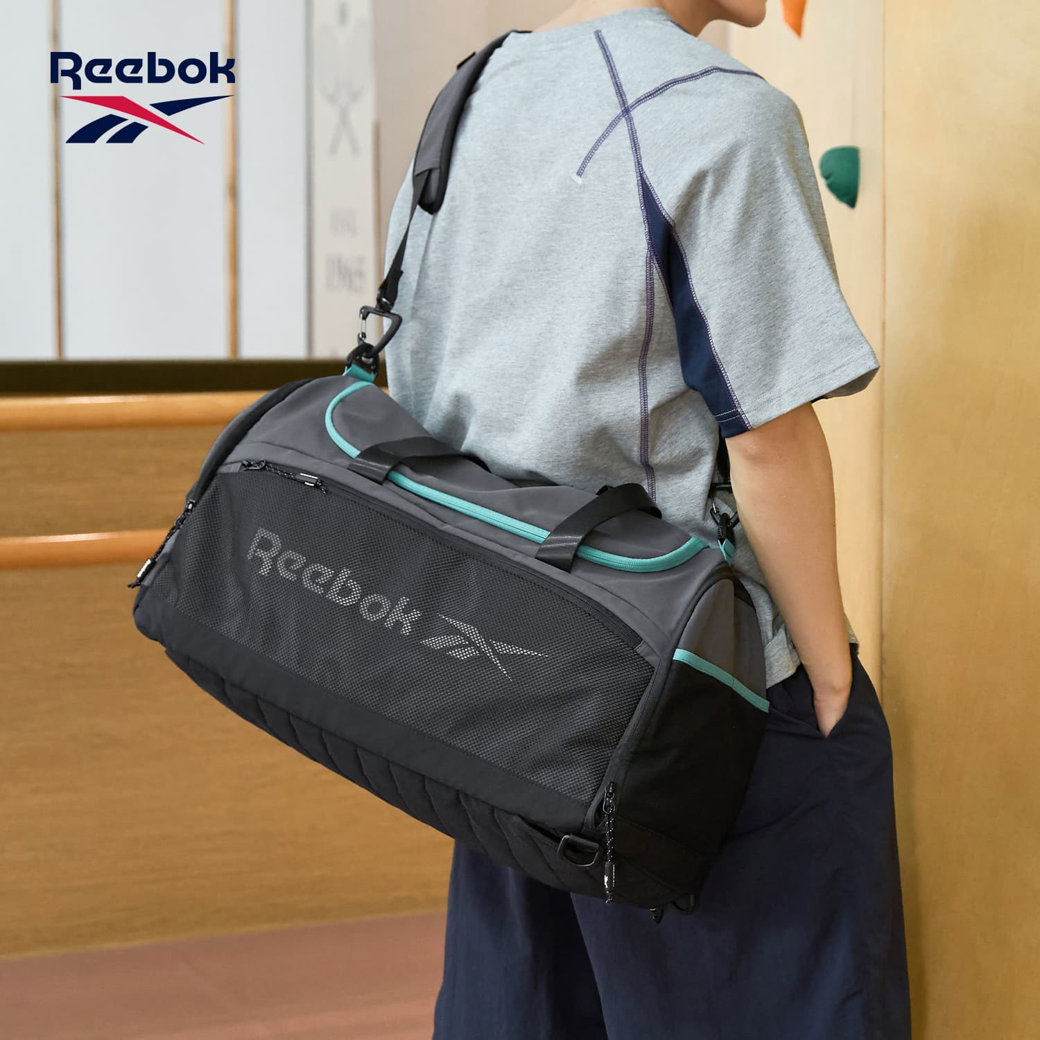Спортивная сумка REEBOK Ткань Спортивные сумки Обычный (стандартный) Unisex Multicolor - изображение 3