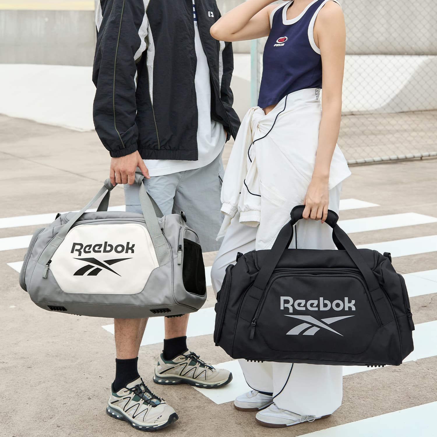 Спортивная сумка Reebok Ткань Сумка Дорожная Сумка Унисекс Многоцветная - изображение 4