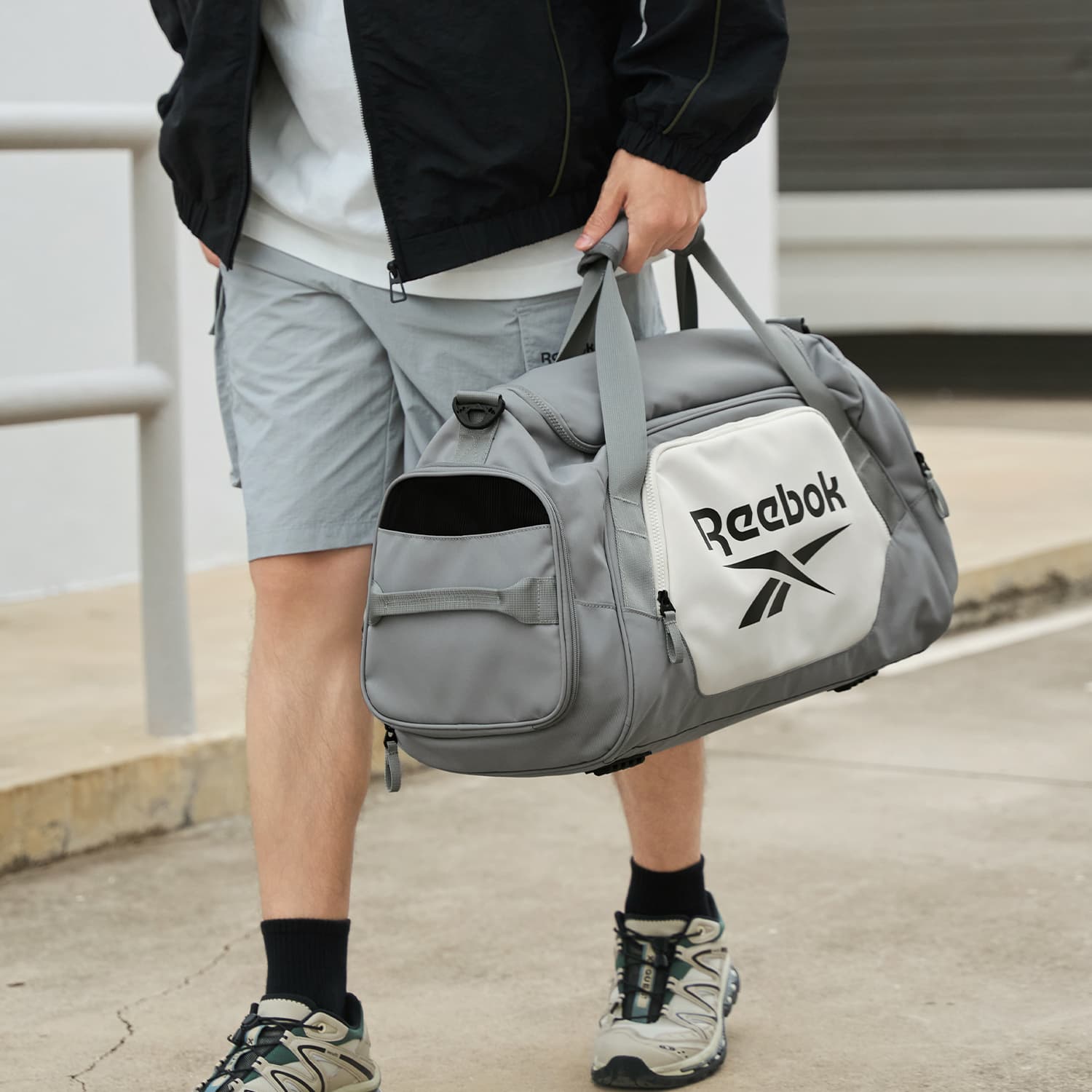 Спортивная сумка Reebok Ткань Сумка Дорожная Сумка Унисекс Многоцветная - изображение 2