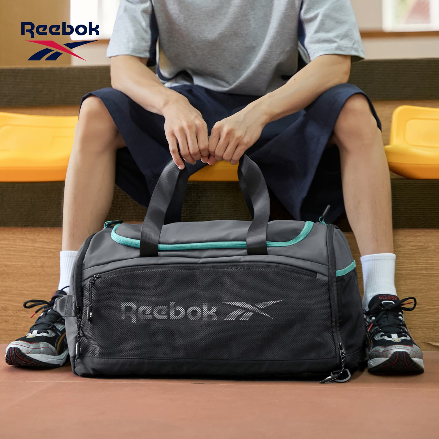 Спортивная сумка REEBOK Ткань Спортивные сумки Обычный (стандартный) Unisex Multicolor - изображение 2