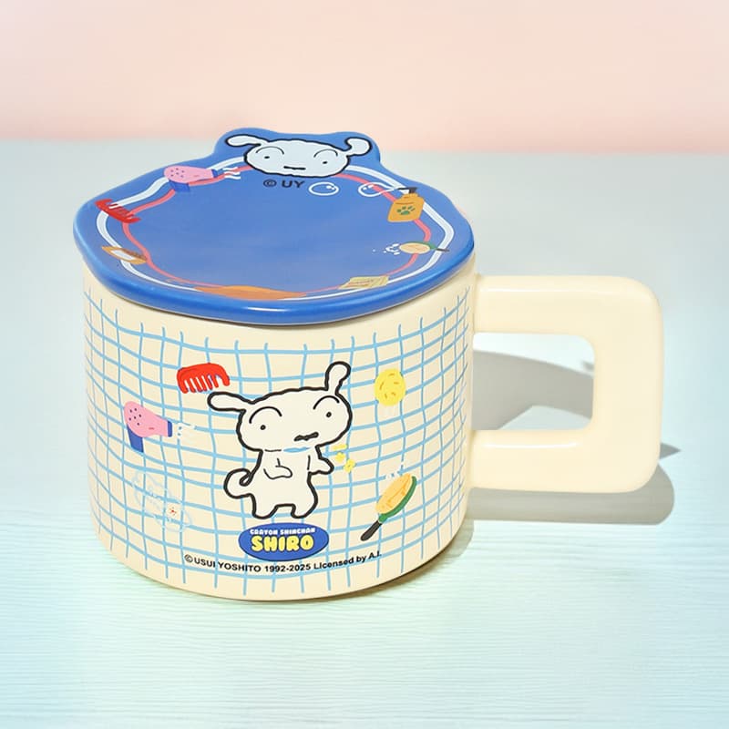 Crayon Shinchan Карандаш SHIN Chan с крышкой керамический подстаканник объем 290 мл - изображение 2