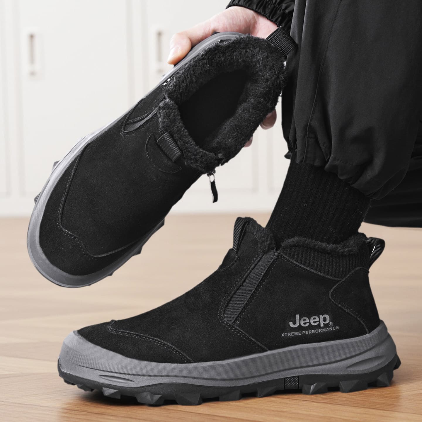Ботинки зимние Jeep Теплоизоляционный Устойчивый к Износу - изображение 6