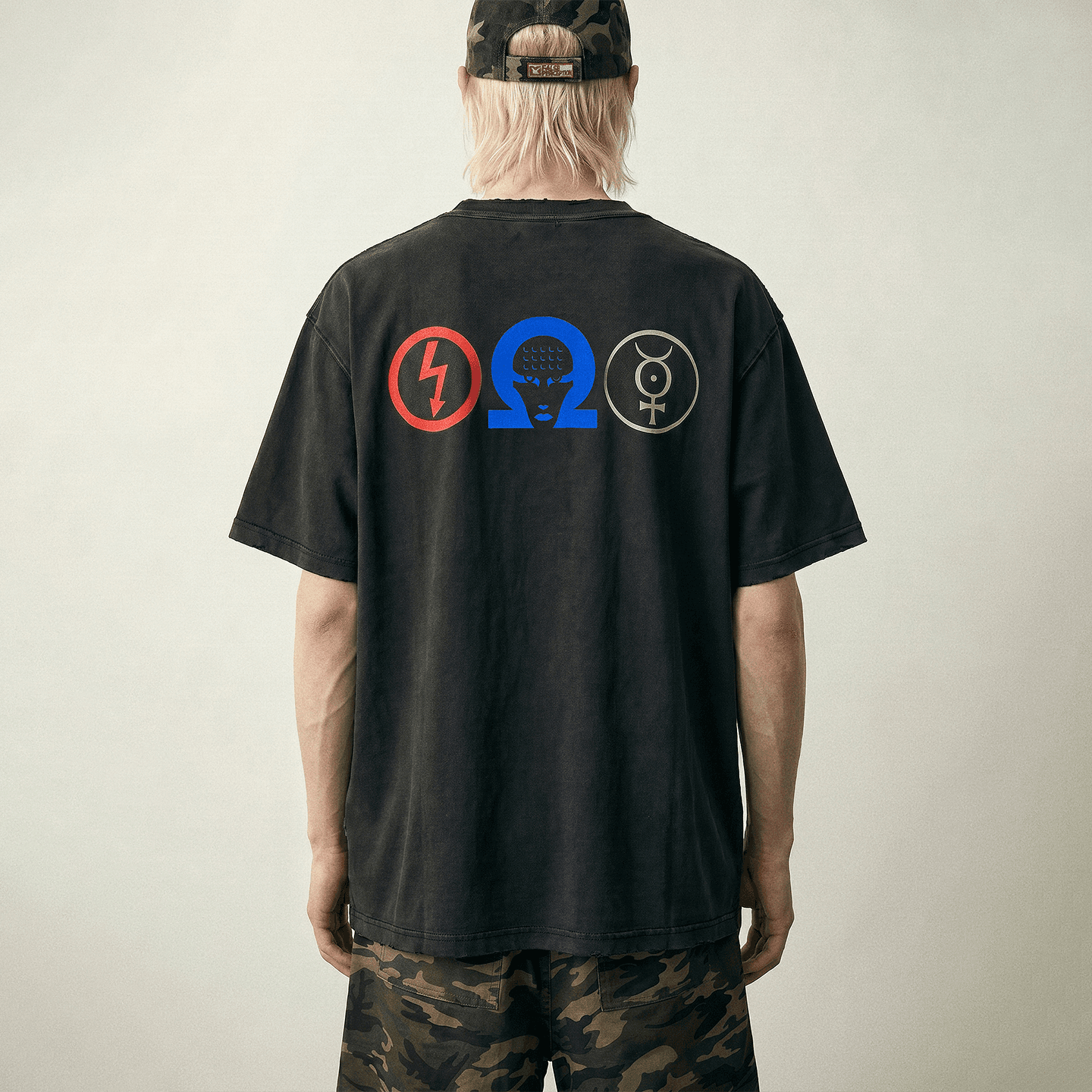 Футболка False Perception X Marilyn Manson Lightning Logo T-Shirt - изображение 4