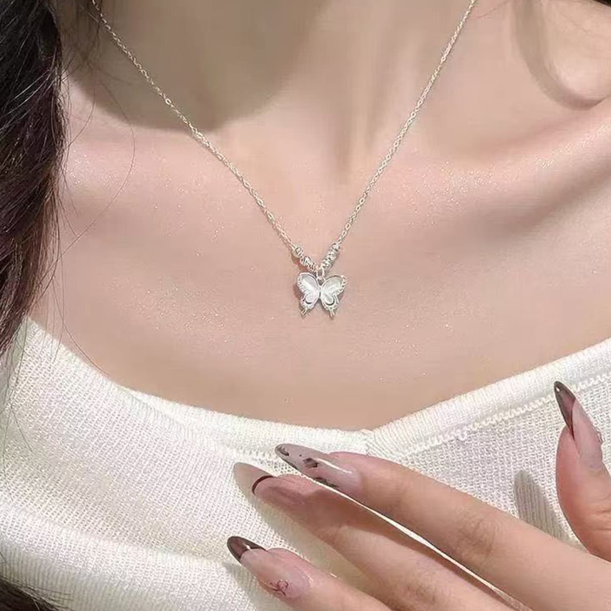 Ожерелье QUIET LOVE Ожерелье из цветного стекла женское - изображение 5