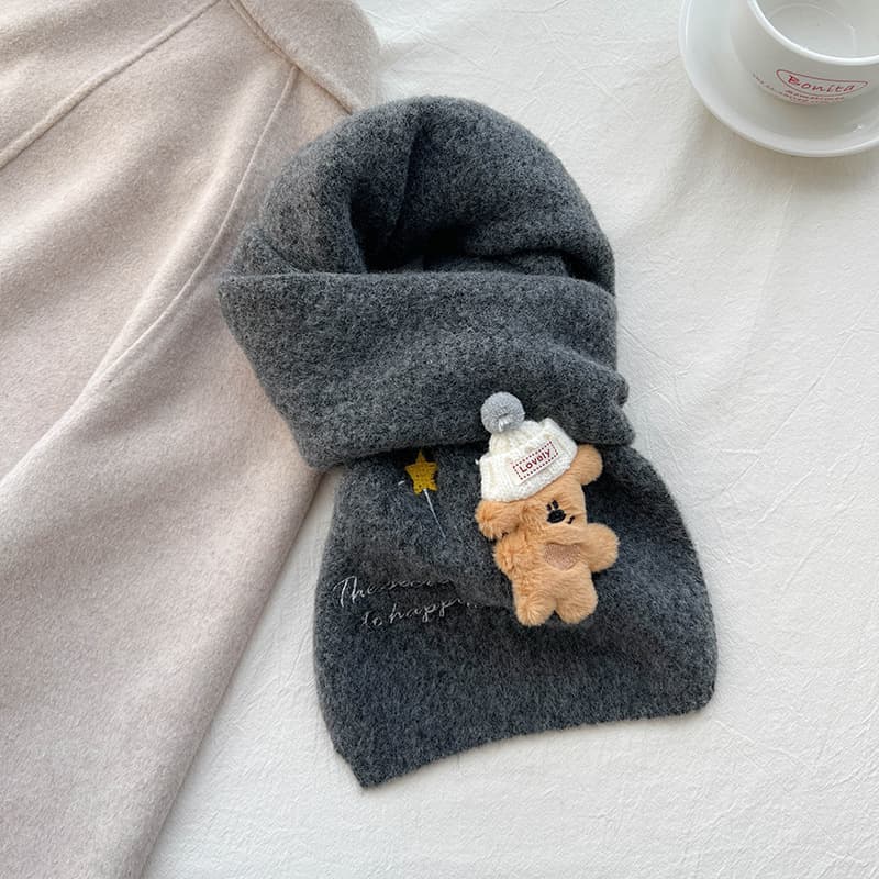 Шарф VIVIWELL Шарфы из трикотажа Wool Knit Унисекс - изображение 2