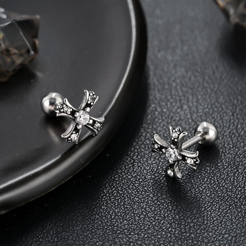 Серьги ASTAR HADES Серьги-гвоздики из медного сплава Мужские - изображение 5