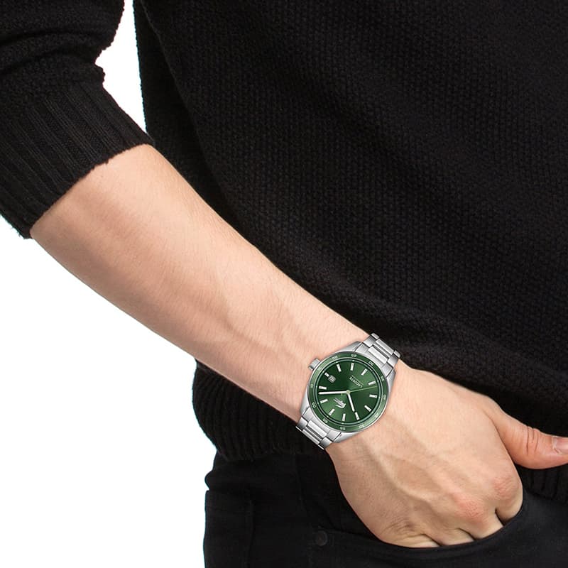 Механические часы lacoste Обхват запястья Часы Автоматический механический механизм Зеленый циферблат Men's watches - изображение 5