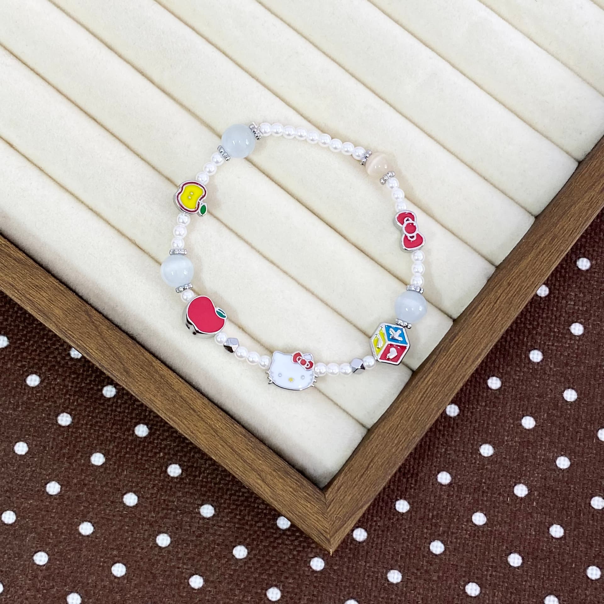 Браслет Sanrio Сплав и искусственный жемчуг Белое золото с покрытием Браслеты Женские - изображение 5