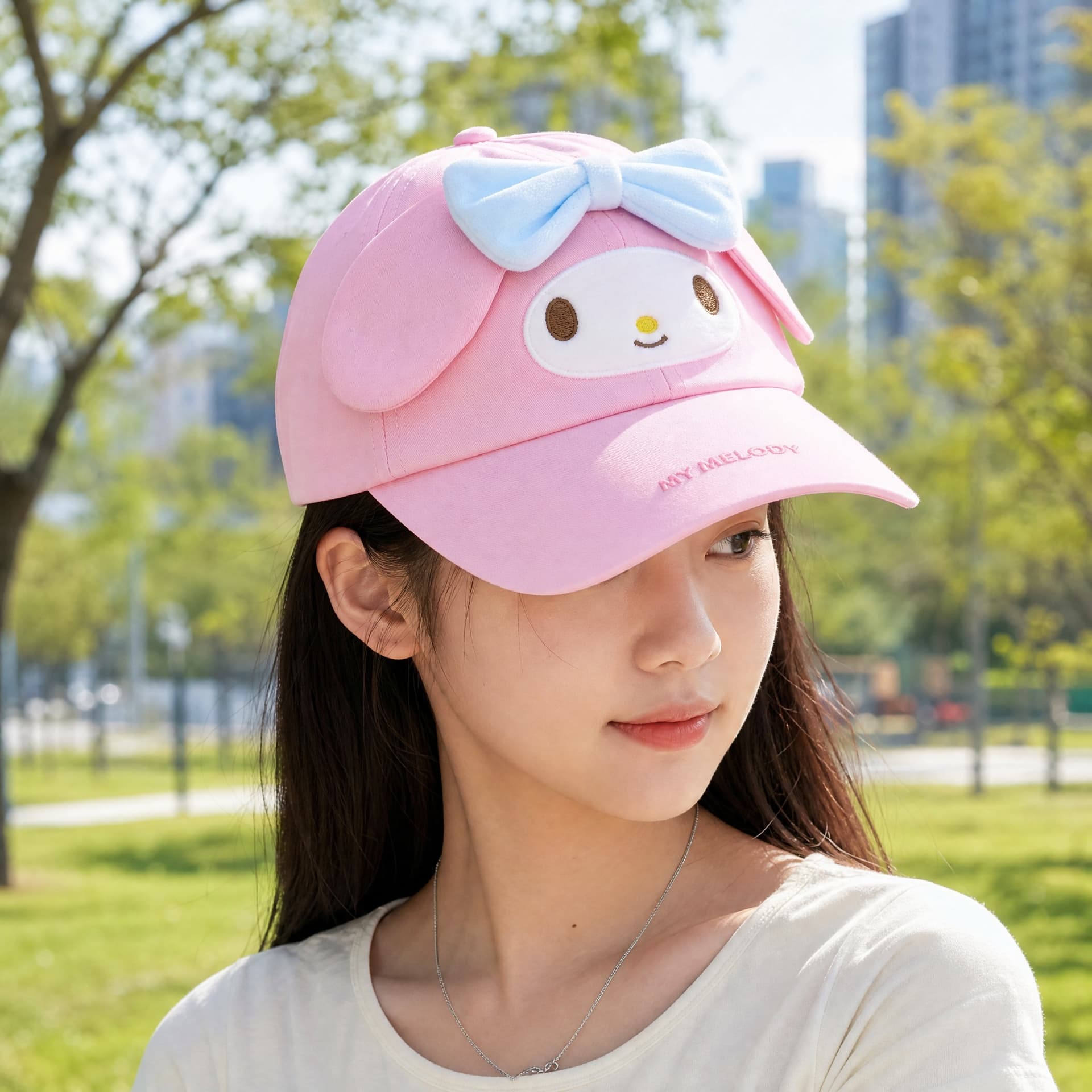 Кепка Sanrio Хлопок Волокно Кепки Женские - изображение 2