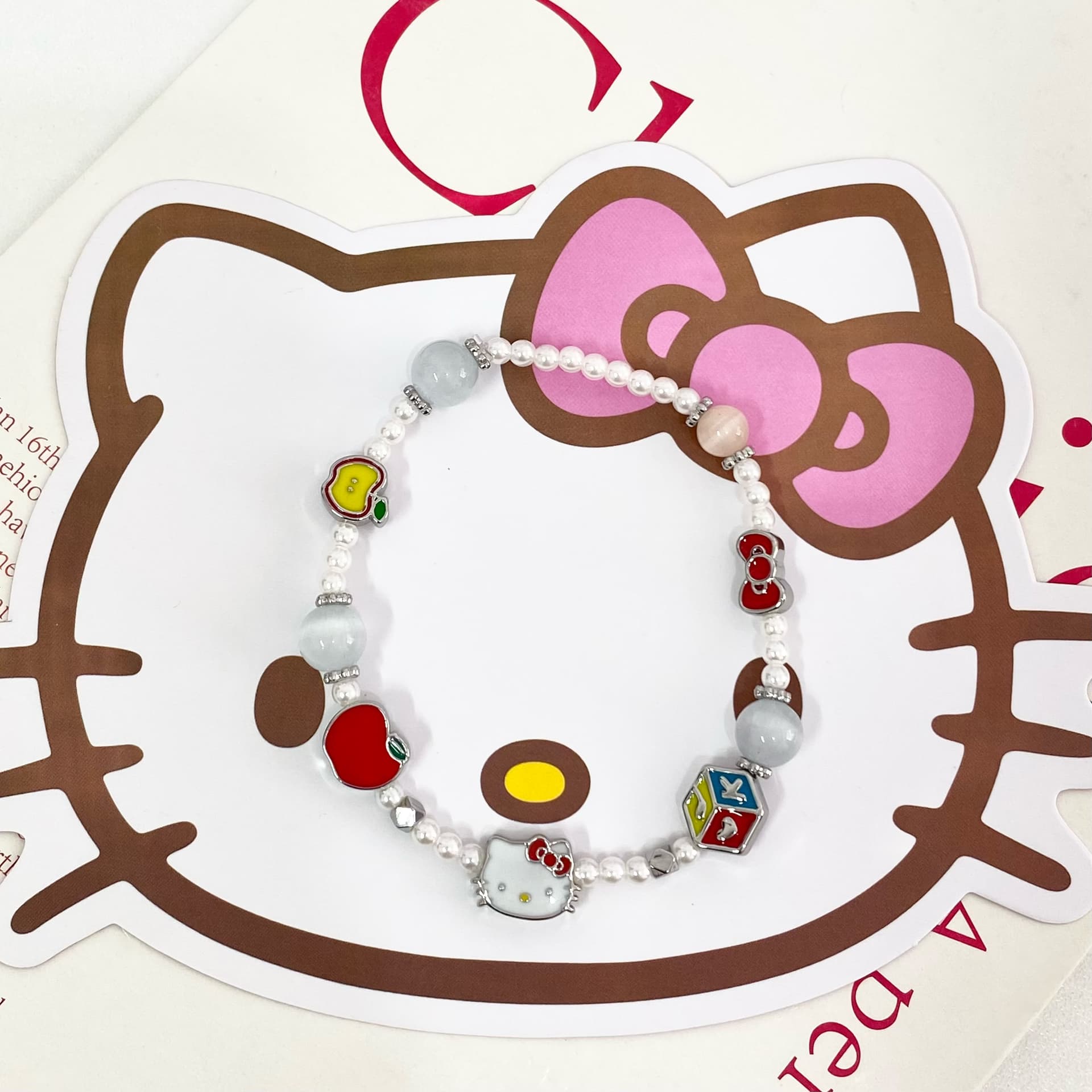 Браслет Sanrio Сплав и искусственный жемчуг Белое золото с покрытием Браслеты Женские - изображение 6