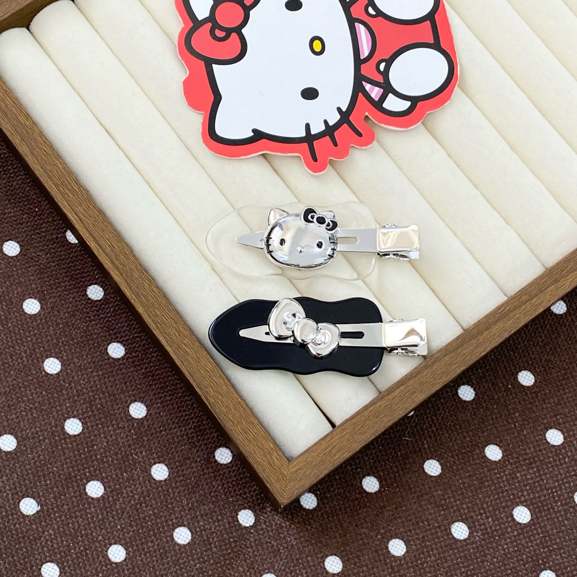 Заколка Sanrio Акриловые Сплавные Заколки для Волос Женские - изображение 2