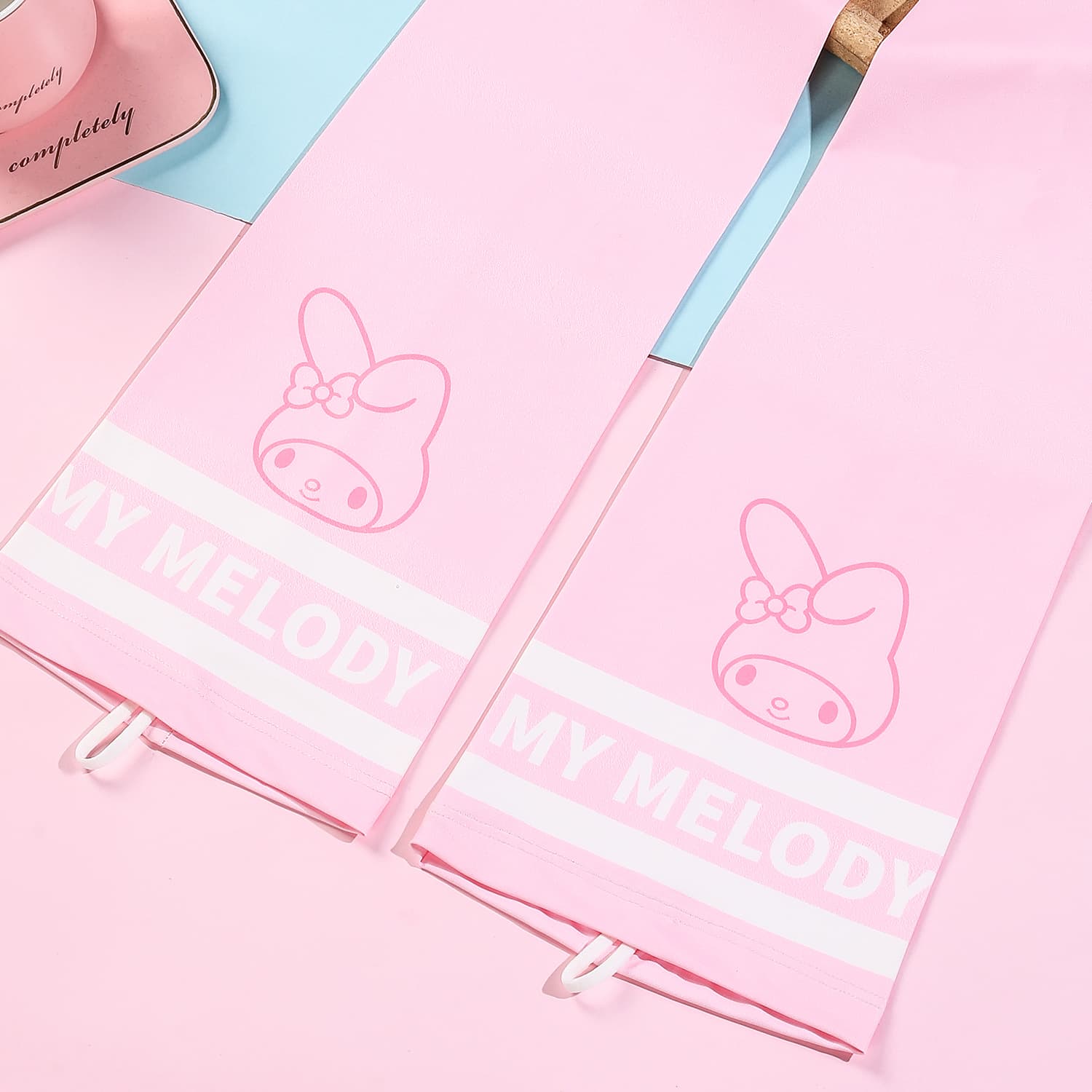 Sanrio My Melody Солнцезащитный Унисекс Нарукавники с UV-защитой Полиэстер Легкий Дышащий Привлекательный Парный - изображение 2