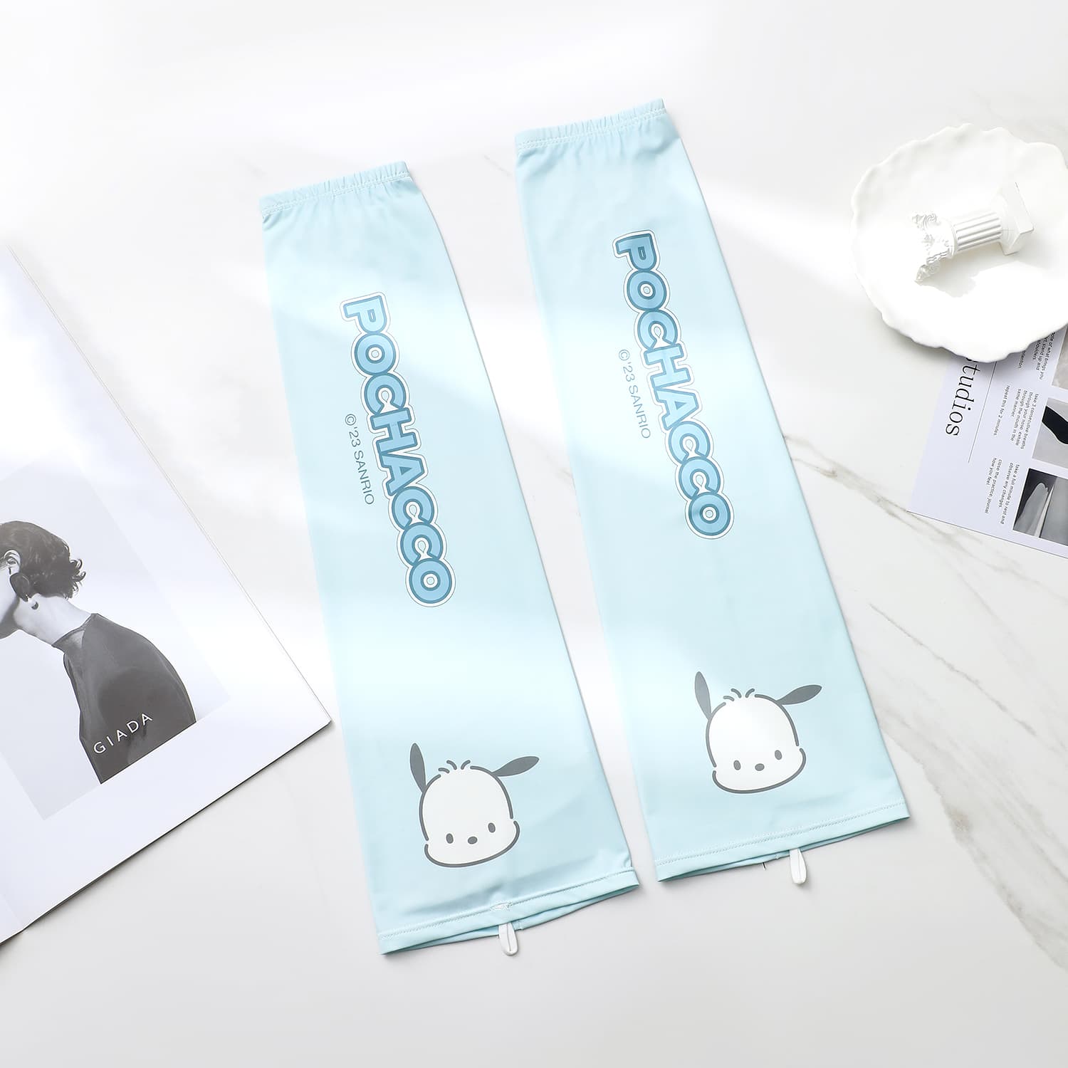 Sanrio Полиэстеровые тканевые рукавицы с защитой от солнца унисекс - изображение 4