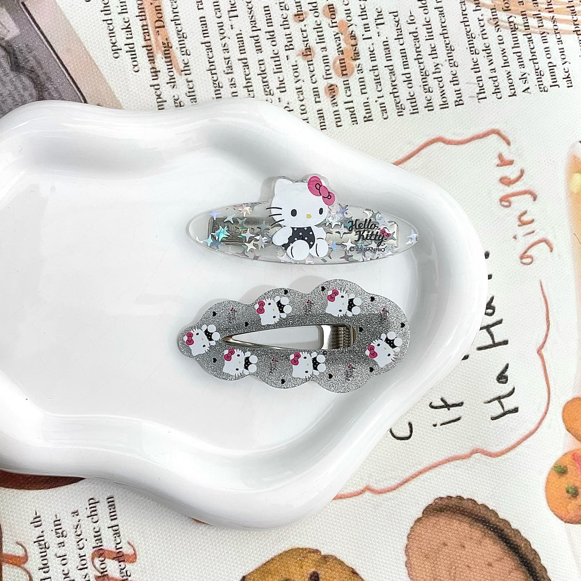 Заколка Sanrio Акриловые заколки для волос Женские - изображение 4
