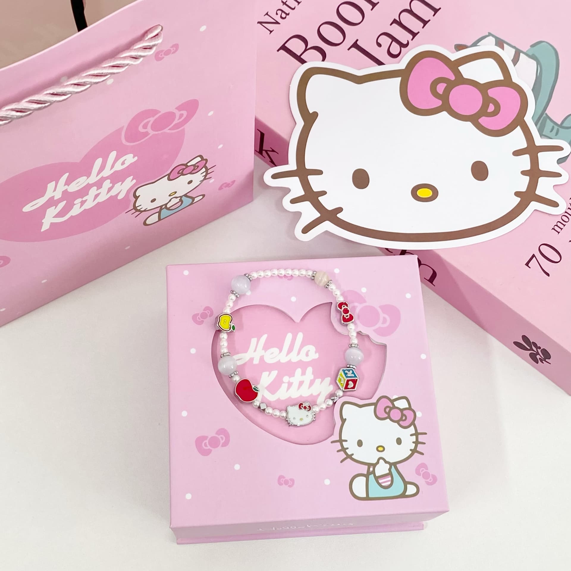 Браслет Sanrio Сплав и искусственный жемчуг Белое золото с покрытием Браслеты Женские - изображение 3