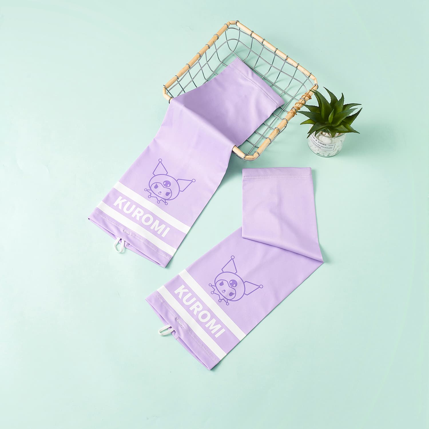 Sanrio x Куроми милый мультяшный солнцезащитный унисекс нарукавники с UV-защитой - изображение 3