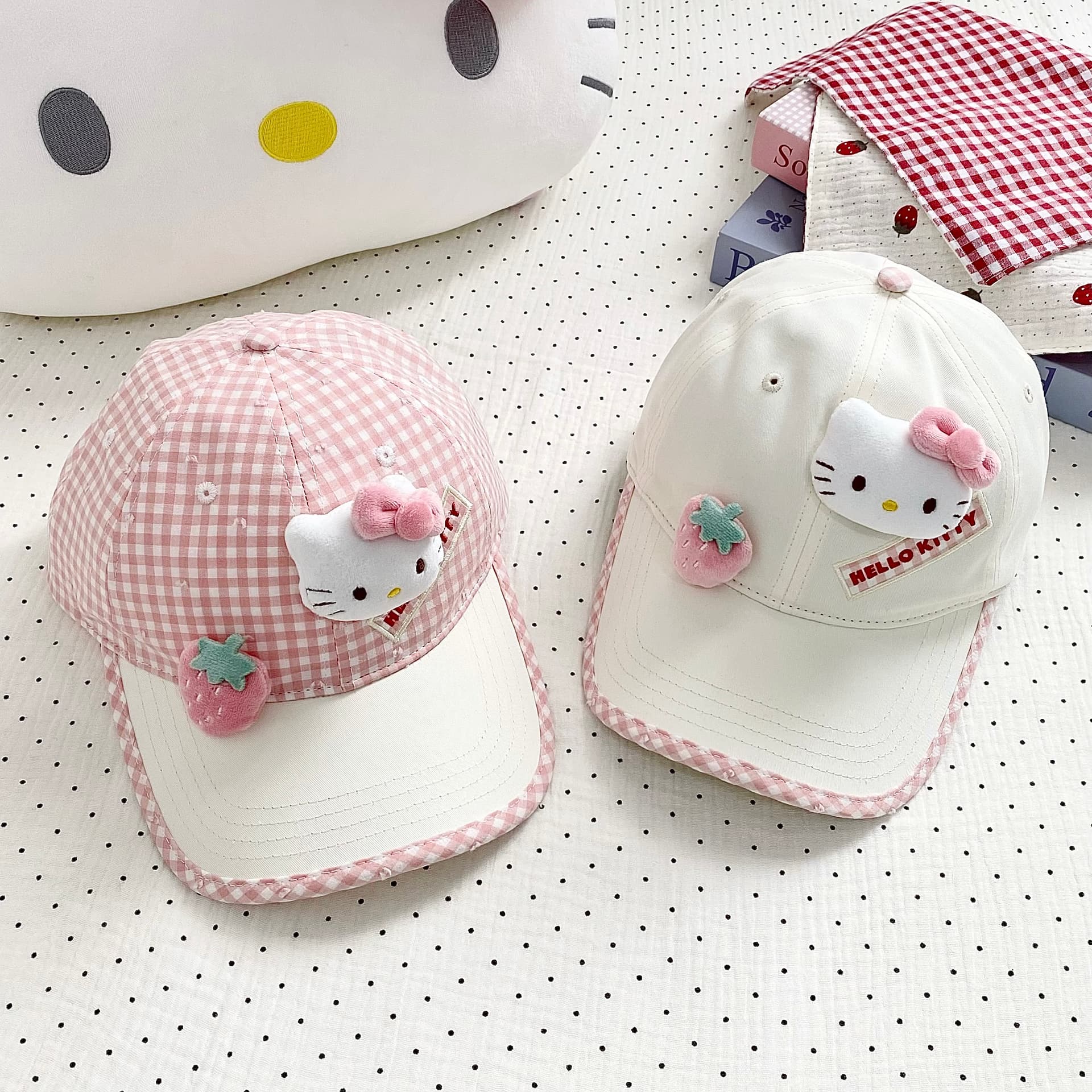 Кепка Sanrio Хлопок Полиэстер Бейсболки Женские - изображение 2