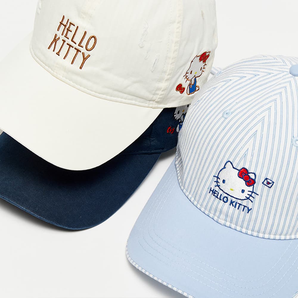 Кепка Sanrio Hello Kitty Синий милый унисекс бейсболка с защитой от ультрафиолета - изображение 6