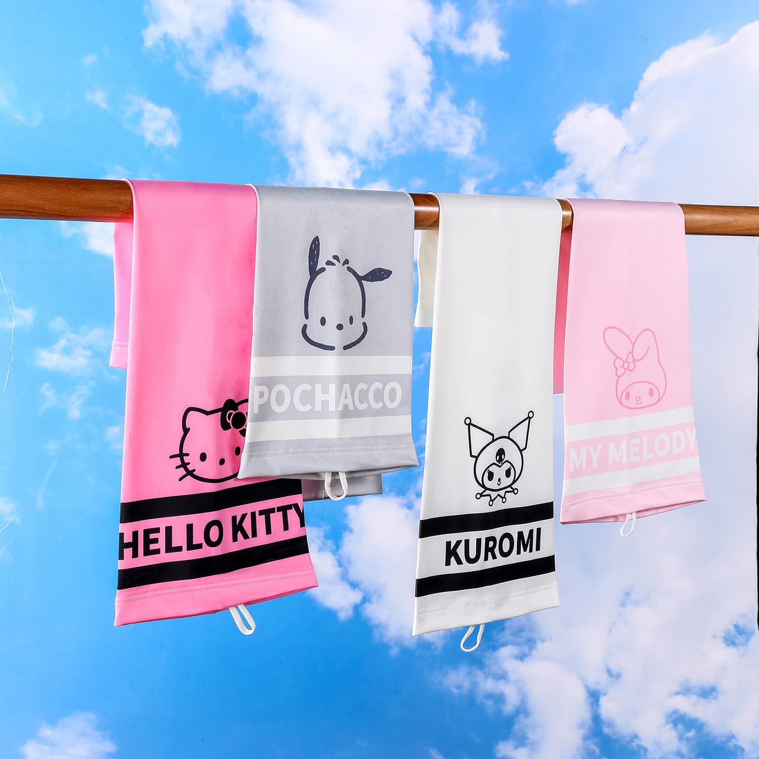 Sanrio My Melody Солнцезащитный Унисекс Нарукавники с UV-защитой Полиэстер Легкий Дышащий Привлекательный Парный - изображение 5