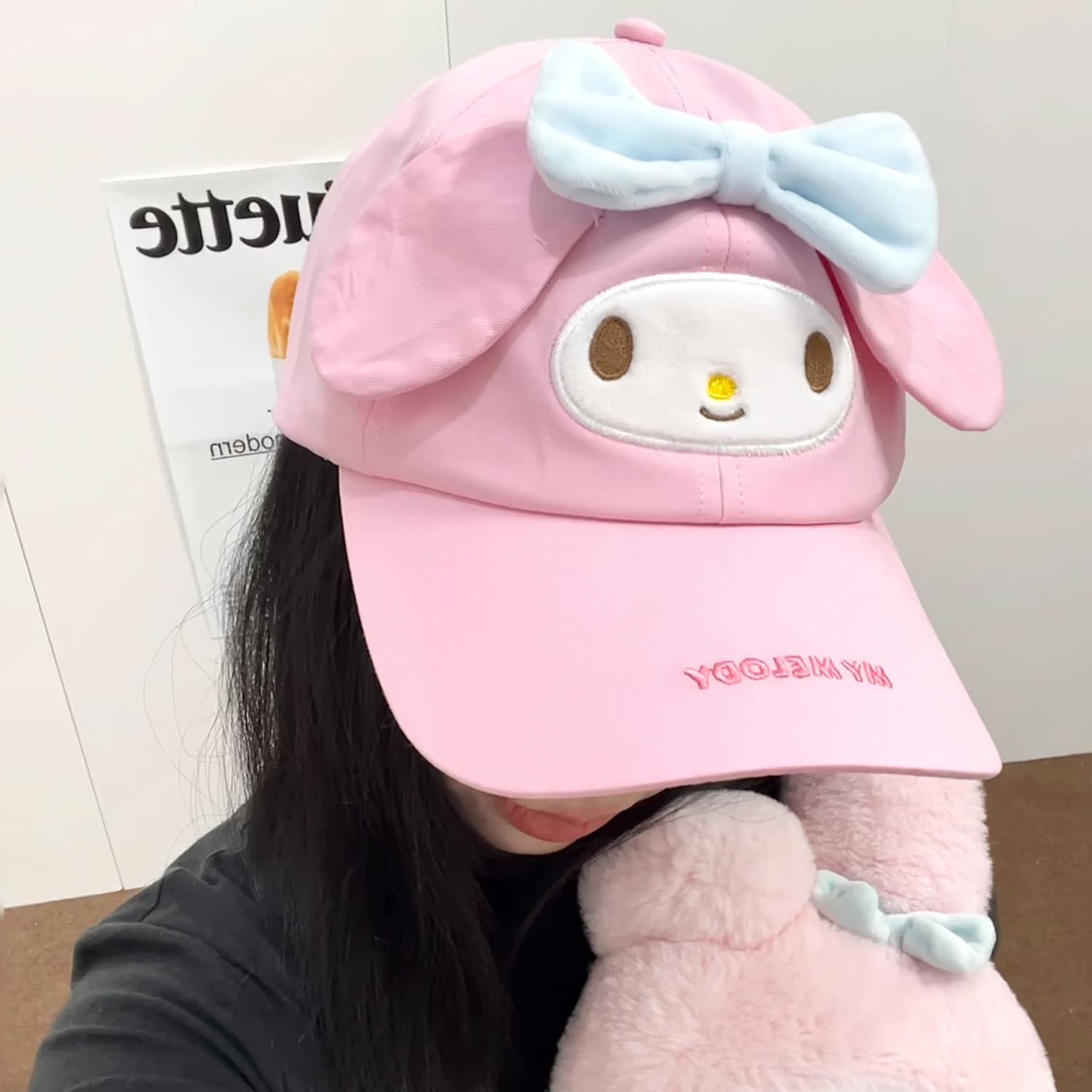 Кепка Sanrio Хлопок Волокно Кепки Женские - изображение 4