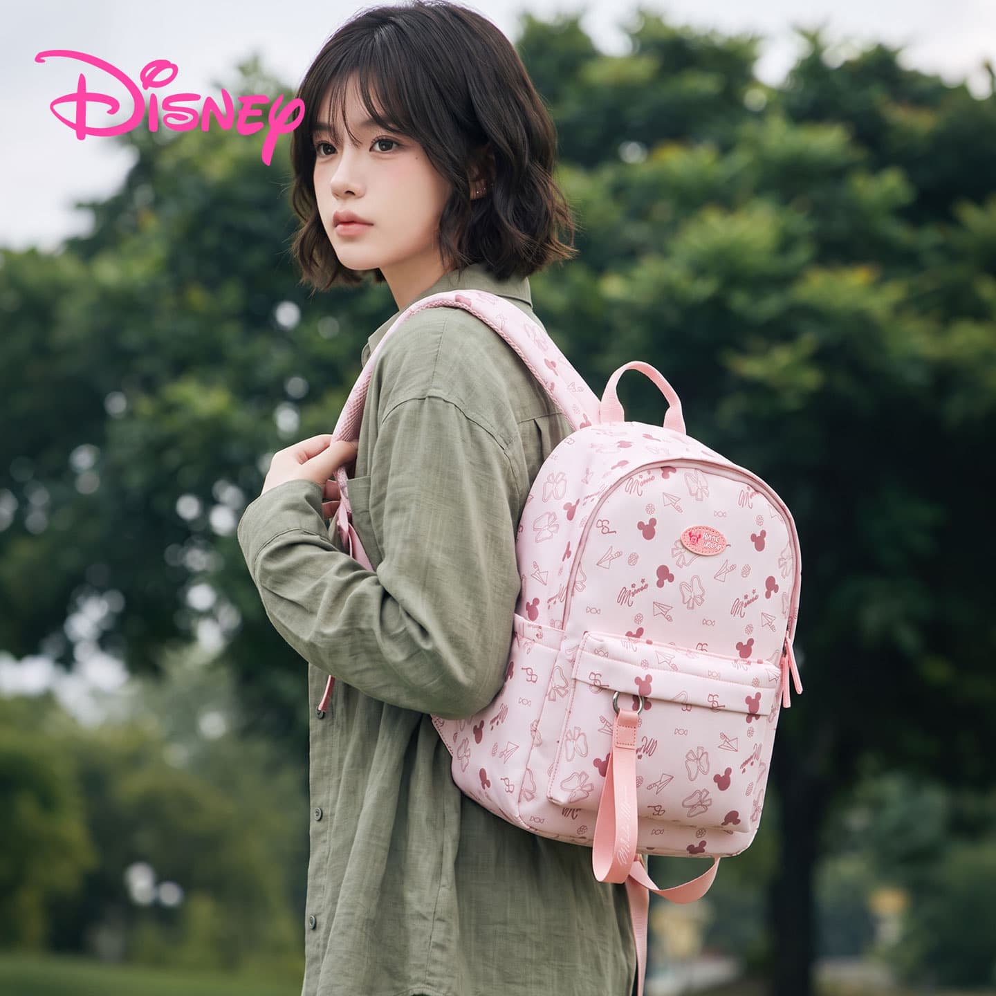 Рюкзак Disney Рюкзаки Розовый (Брелок Включен) Женские - изображение 2