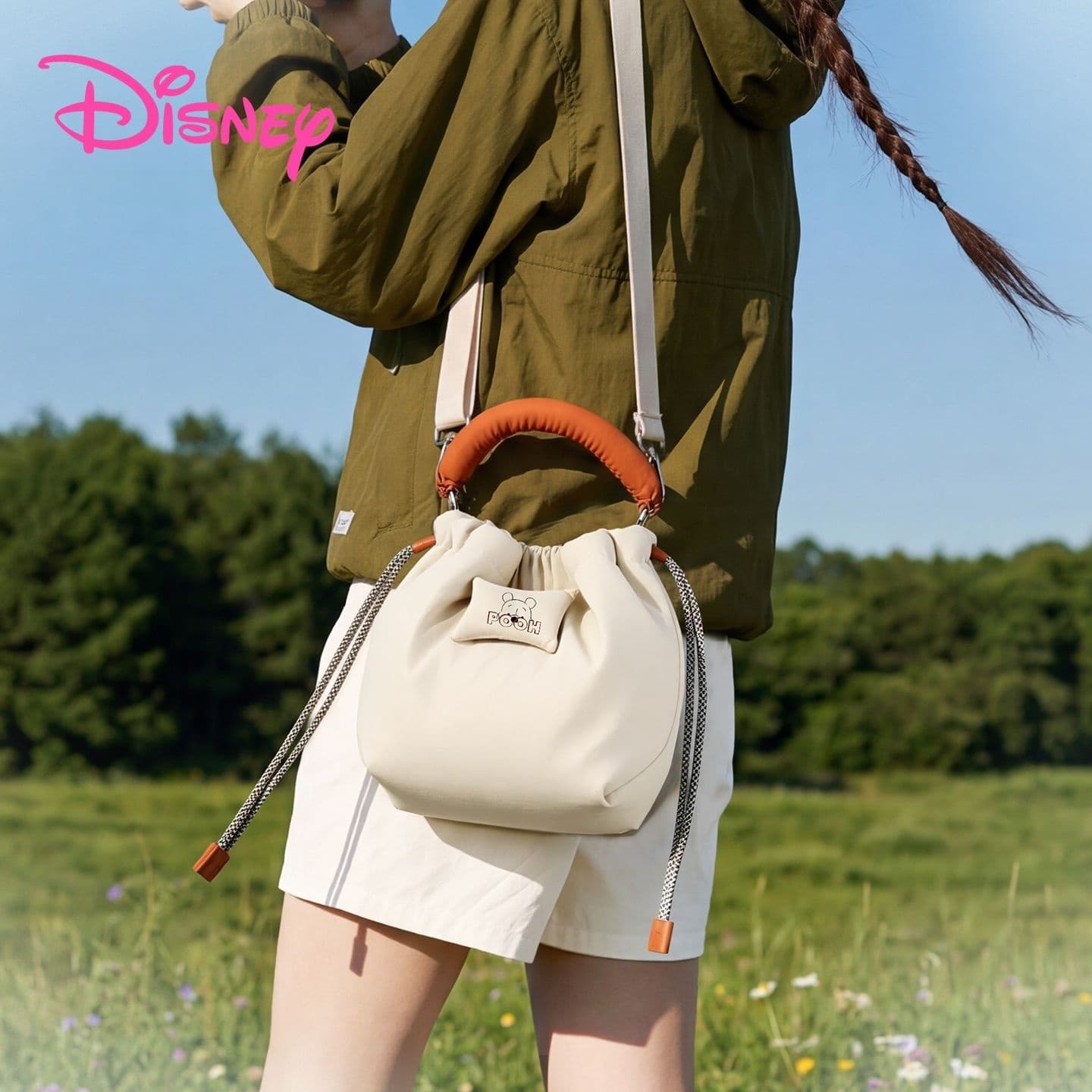 Сумка Disney Winnie The Pooh Ткань Сумка Стандартная (Standard) Женская Хаки - изображение 5