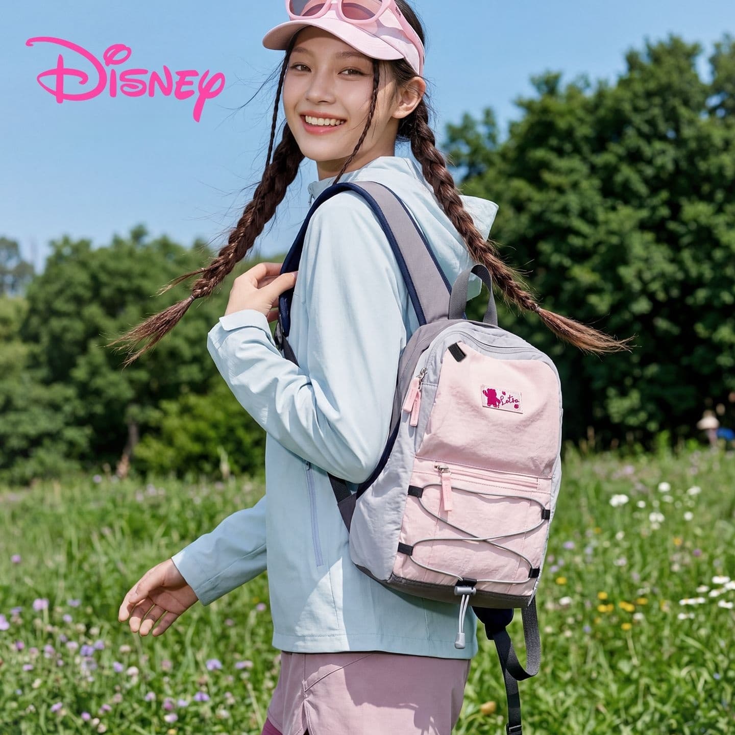 Рюкзак Disney Strawberry Bear Series Рюкзаки Персиково-розовый Женские - изображение 4