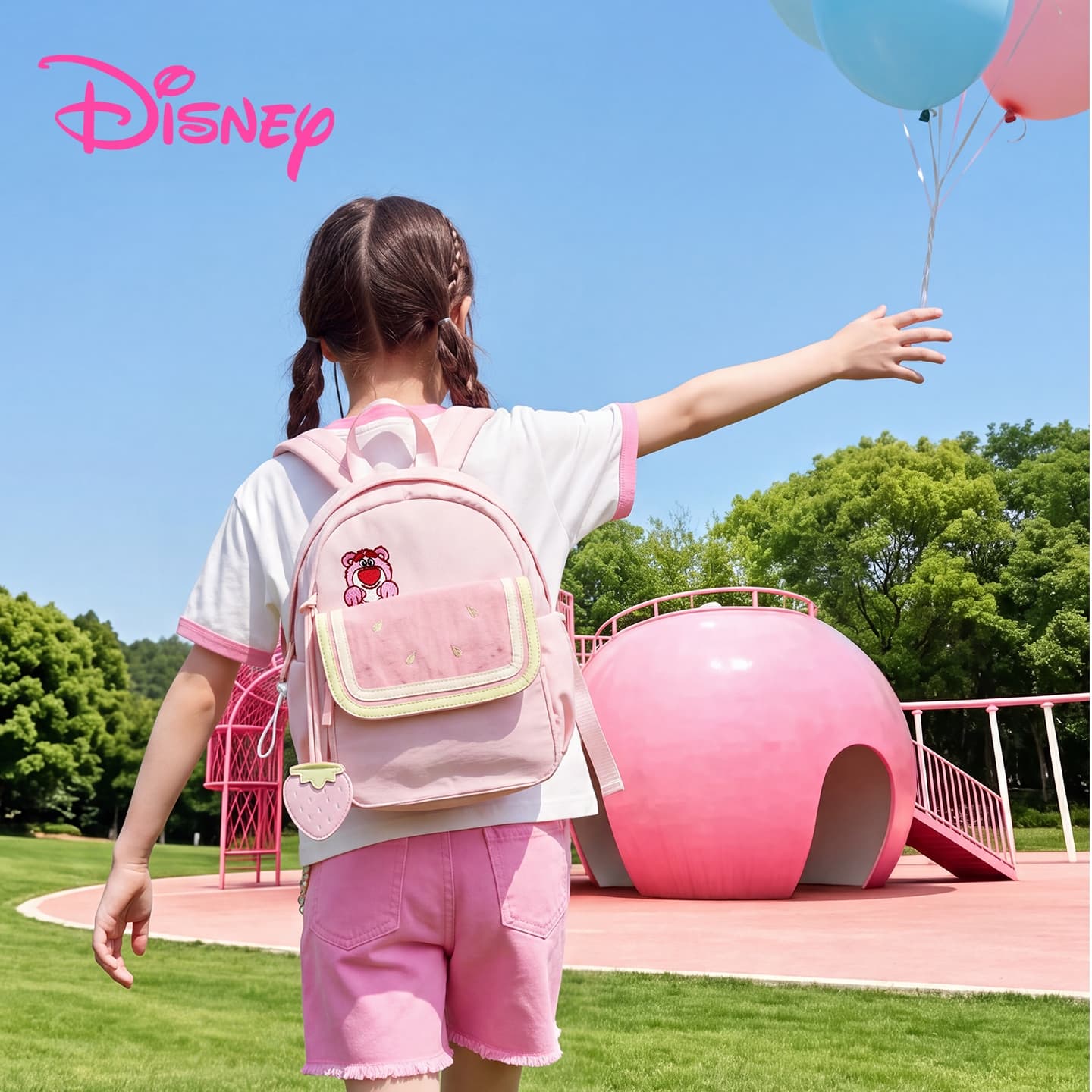 Disney Ткань Рюкзаки Розовый (Брелок Включен) Kids - изображение 2