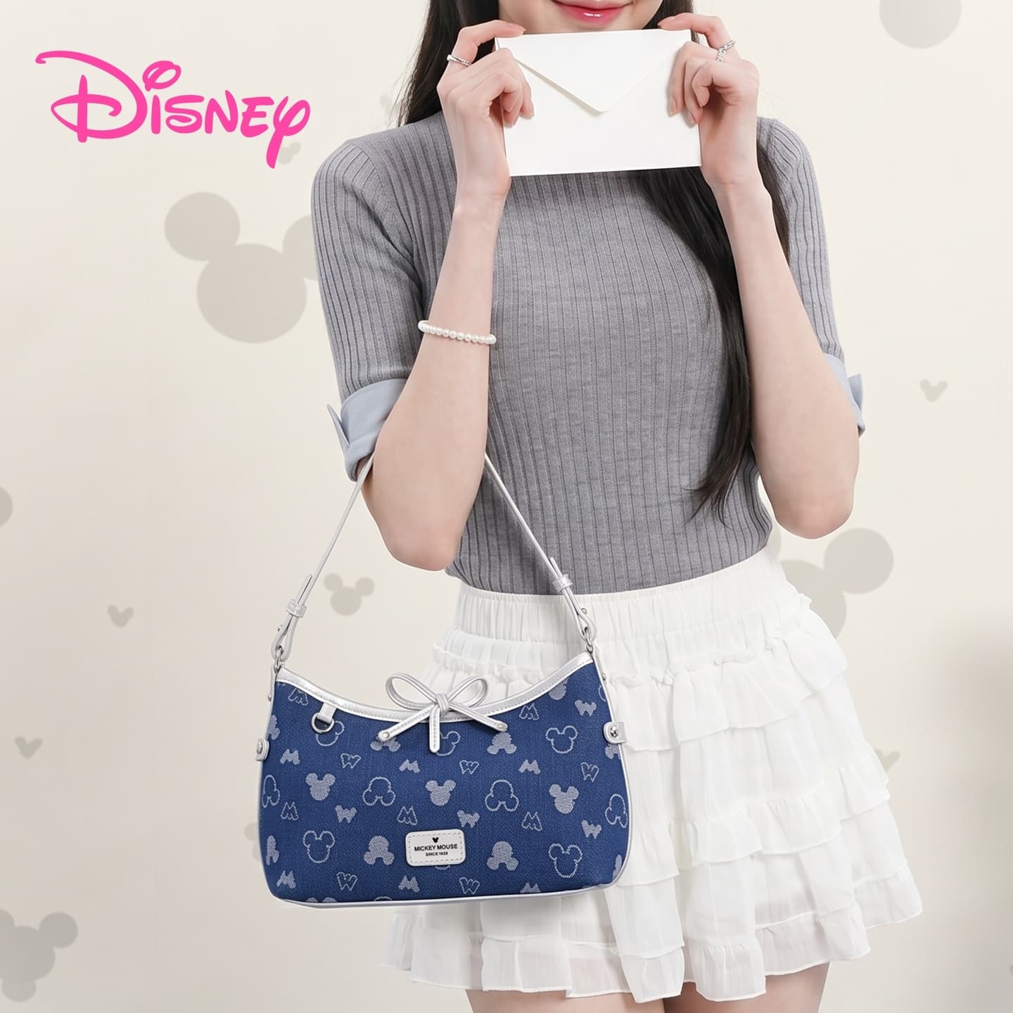 Мини-сумка Disney Mickey SERIES Сумки через плечо Джинсовый синий Женские - изображение 5