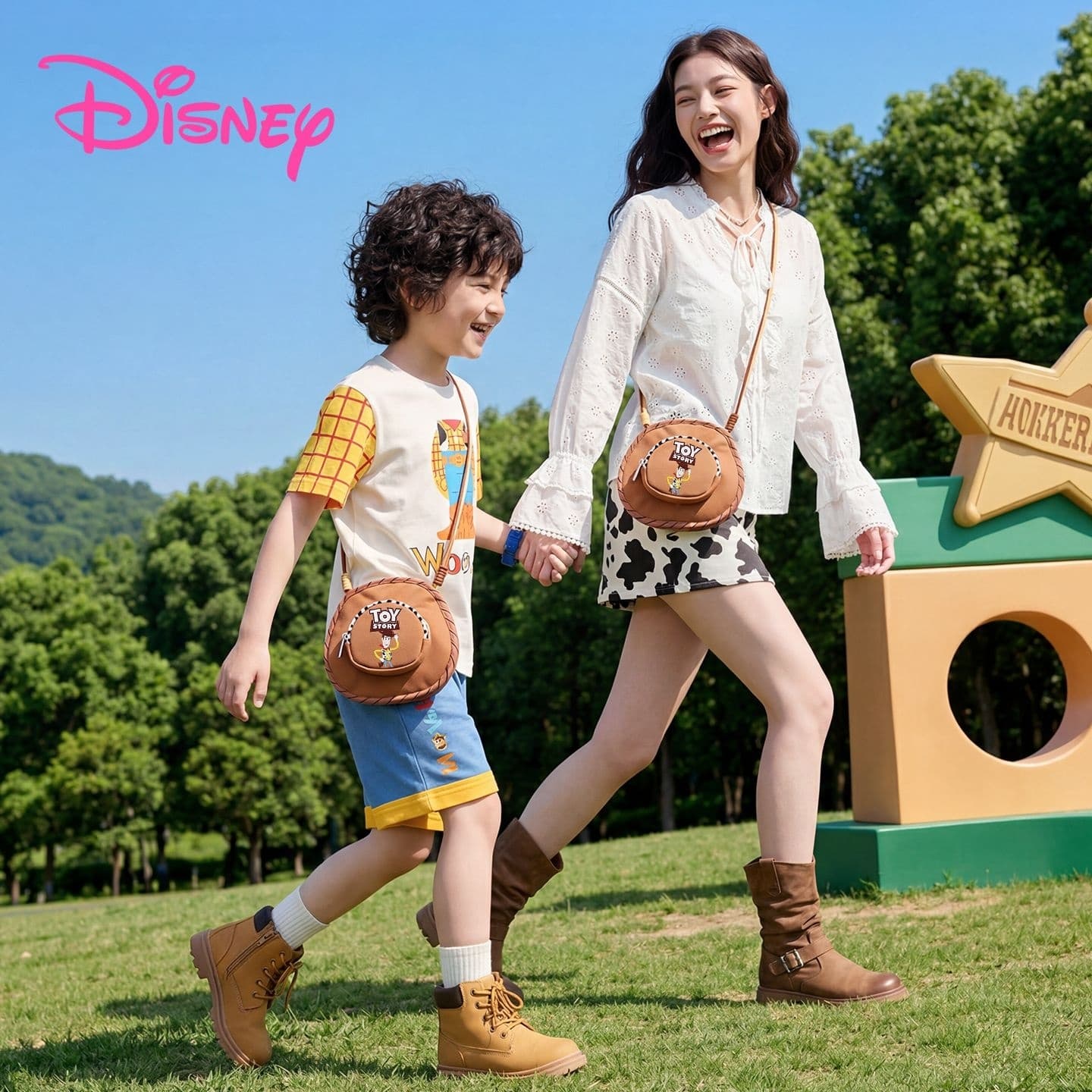 Сумка через плечо Disney Сумки кросс-боди Верблюжий цвет Унисекс - изображение 4