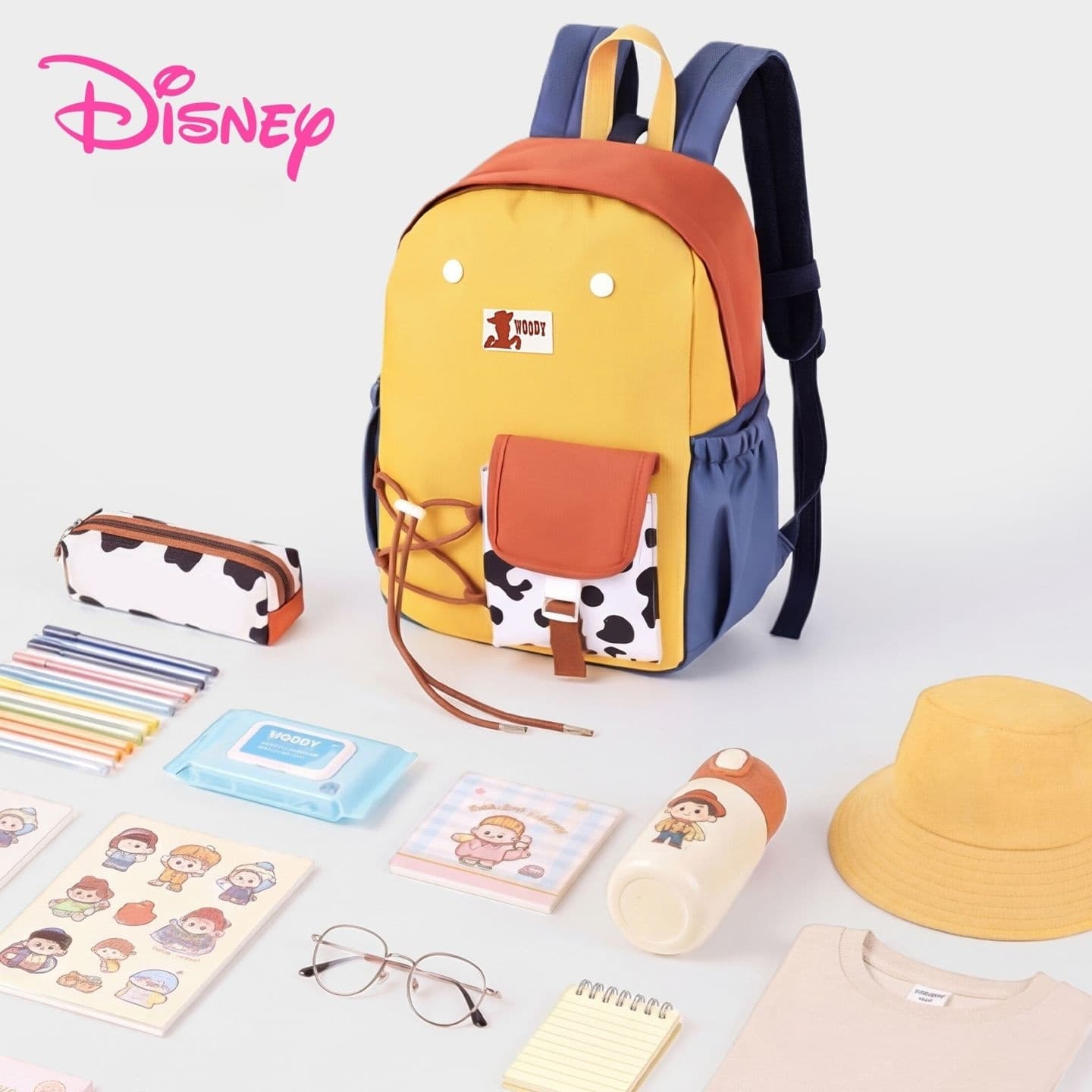 Рюкзак Disney Оксфорд Рюкзак Обычный (стандартный) Детский Желто-синий Апельсин Многоцветный - изображение 3