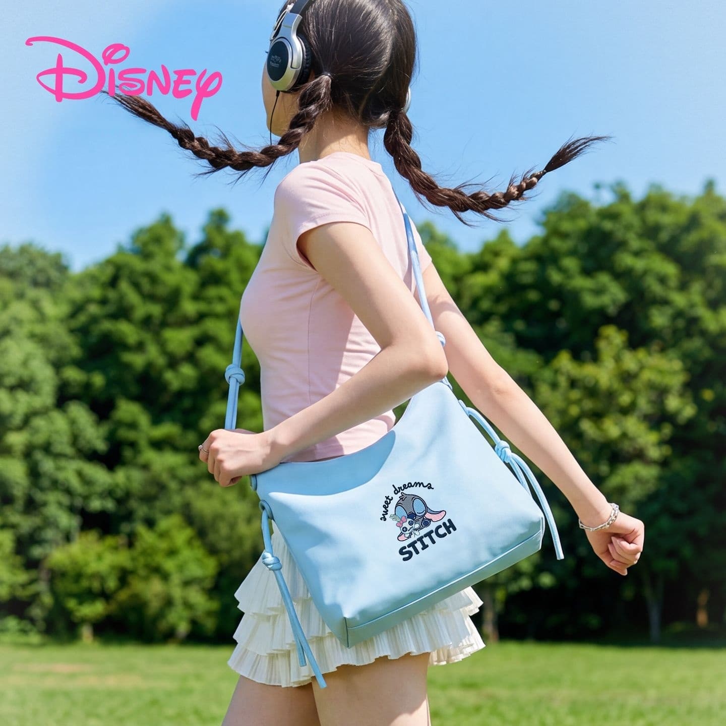 Сумка через плечо Disney Stitch Collection Сумки кросс-боди Синий Женские - изображение 4