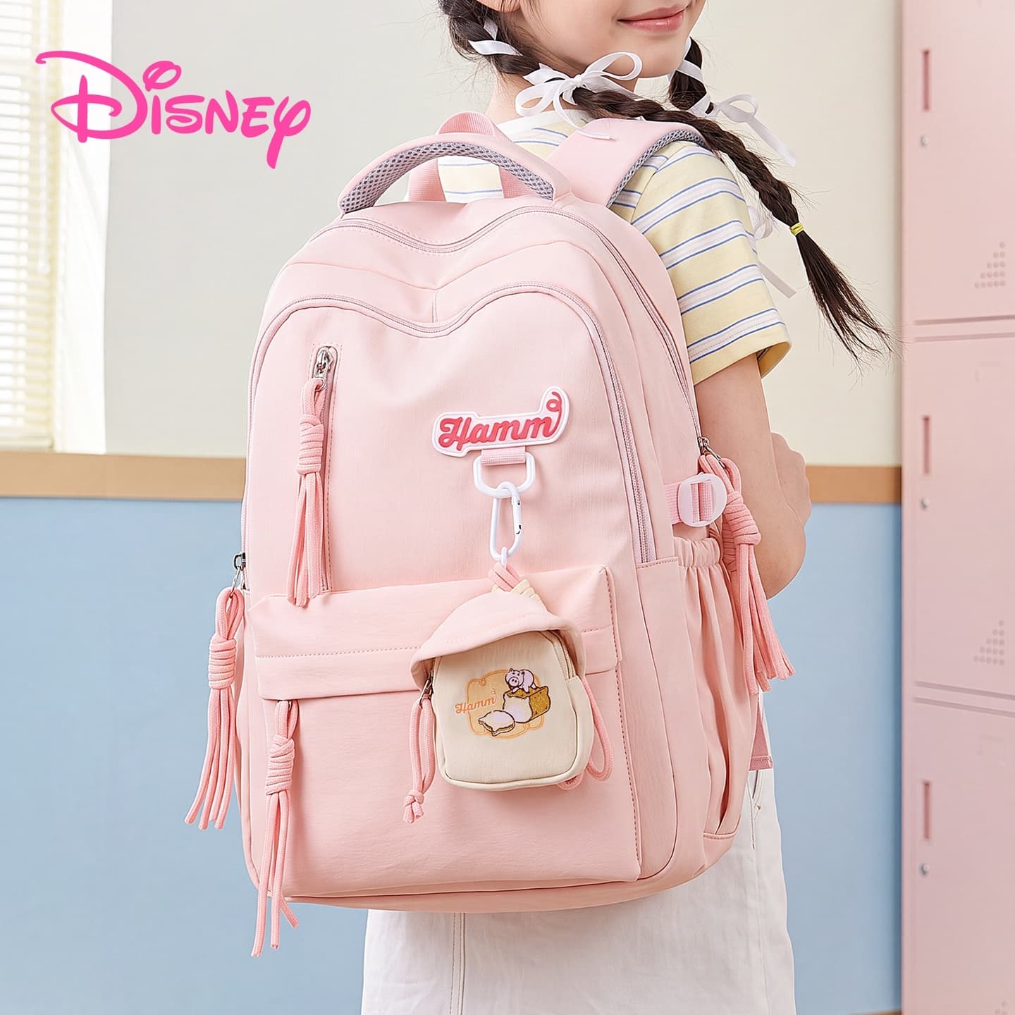 Рюкзак Disney Рюкзаки Розовый (Брелок Включен) Женские - изображение 4