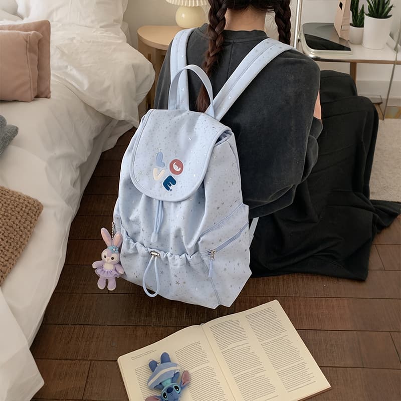 Рюкзак Disney Stitch Ткань Рюкзак Стандартный (Standard) Синий - изображение 3