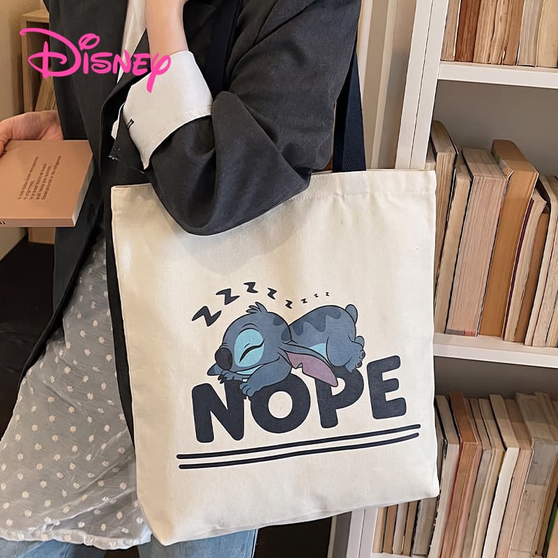 Мини-сумка Disney Цвет холста Сумки через плечо Большой Унисекс Белый - изображение 4