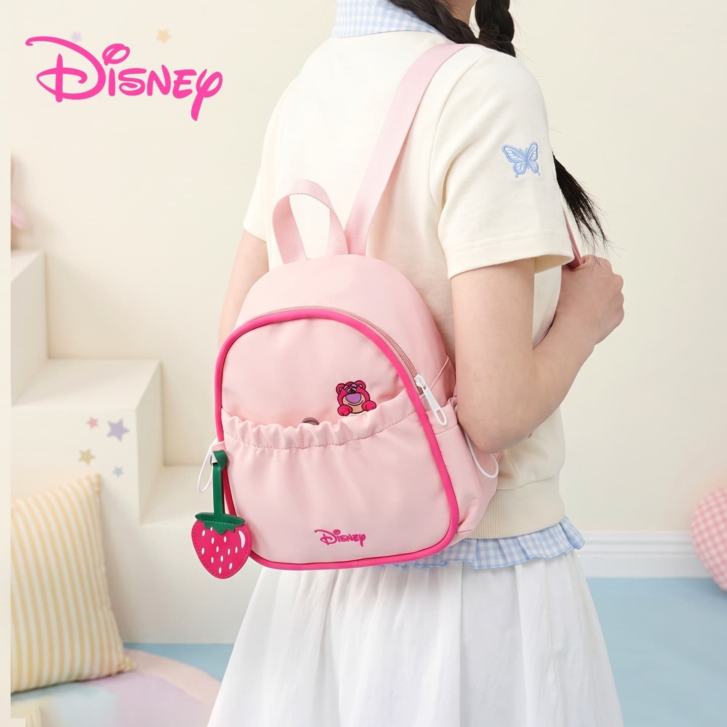 Рюкзак Disney Ткань Рюкзак Женские Клубнично-розовый - изображение 2