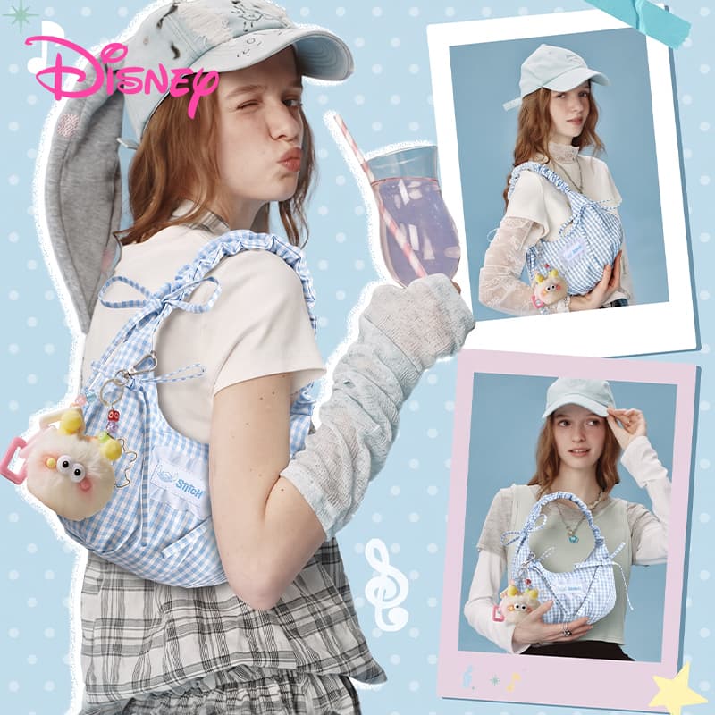Мини-сумка Disney Сумка через плечо Sea Salt Синий (Брелок включен) Женская - изображение 5