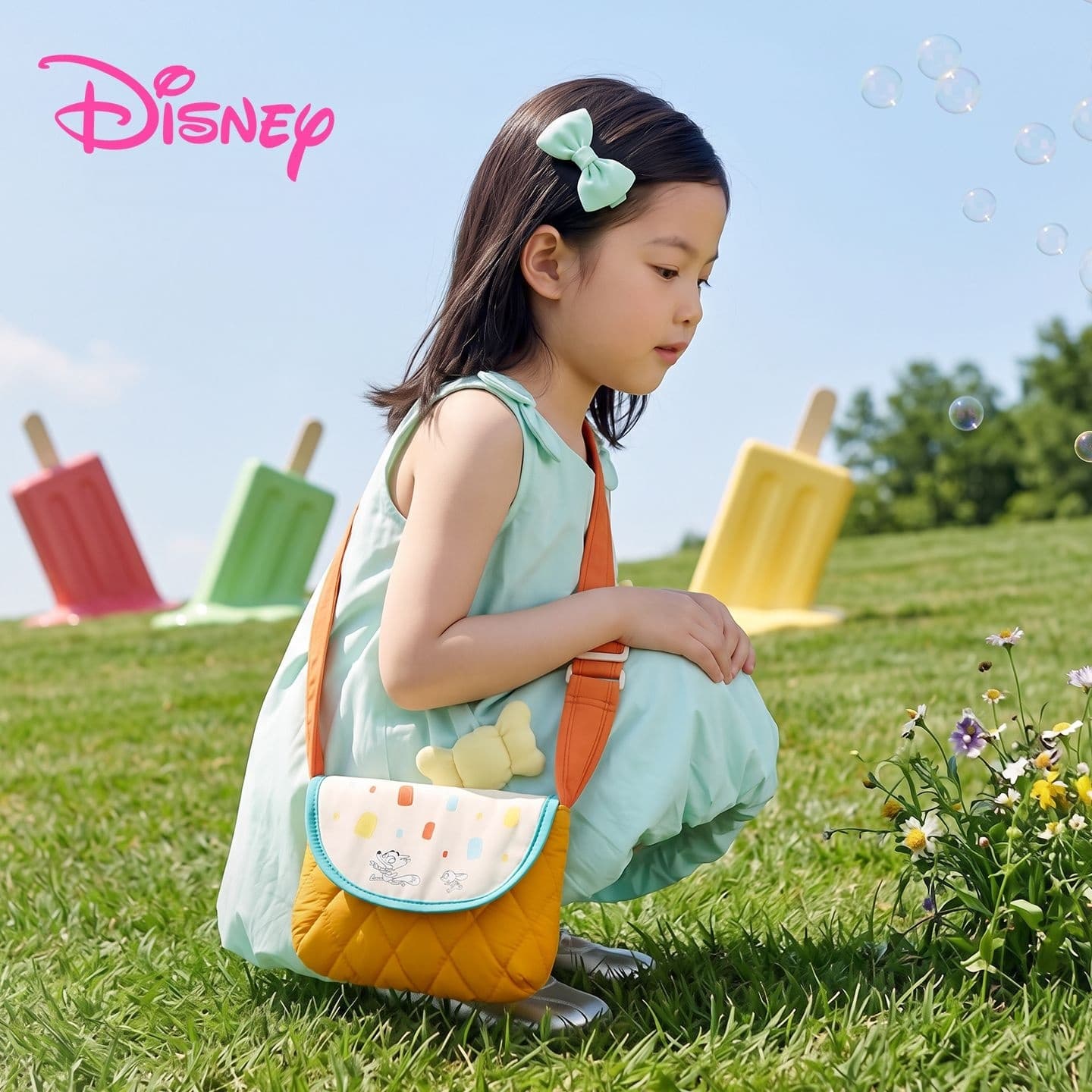Disney Оксфорд Сумки кросс-боди Маленький Детский Оранжево-желтый - изображение 4