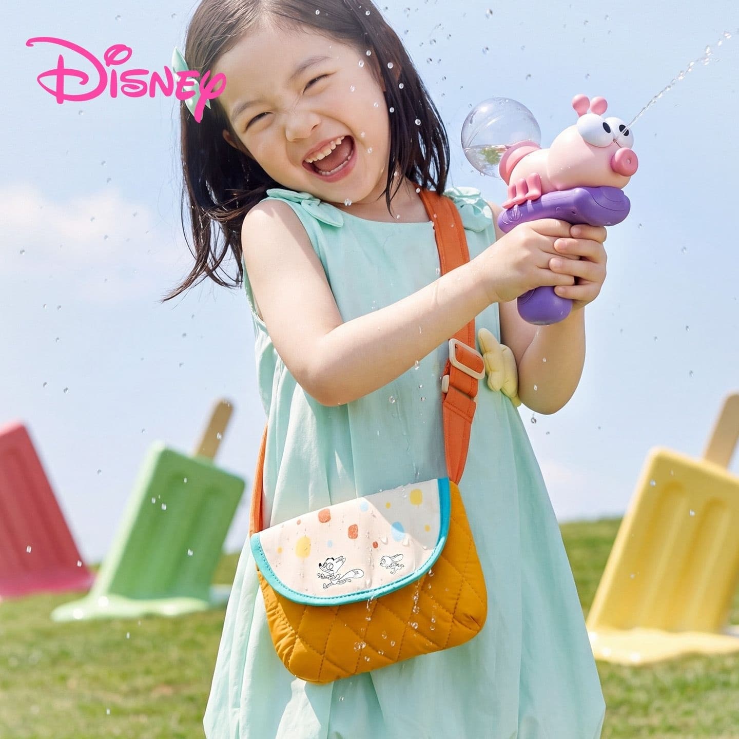 Disney Оксфорд Сумки кросс-боди Маленький Детский Оранжево-желтый - изображение 6