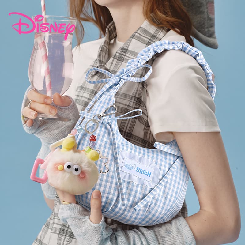 Мини-сумка Disney Сумка через плечо Sea Salt Синий (Брелок включен) Женская - изображение 4