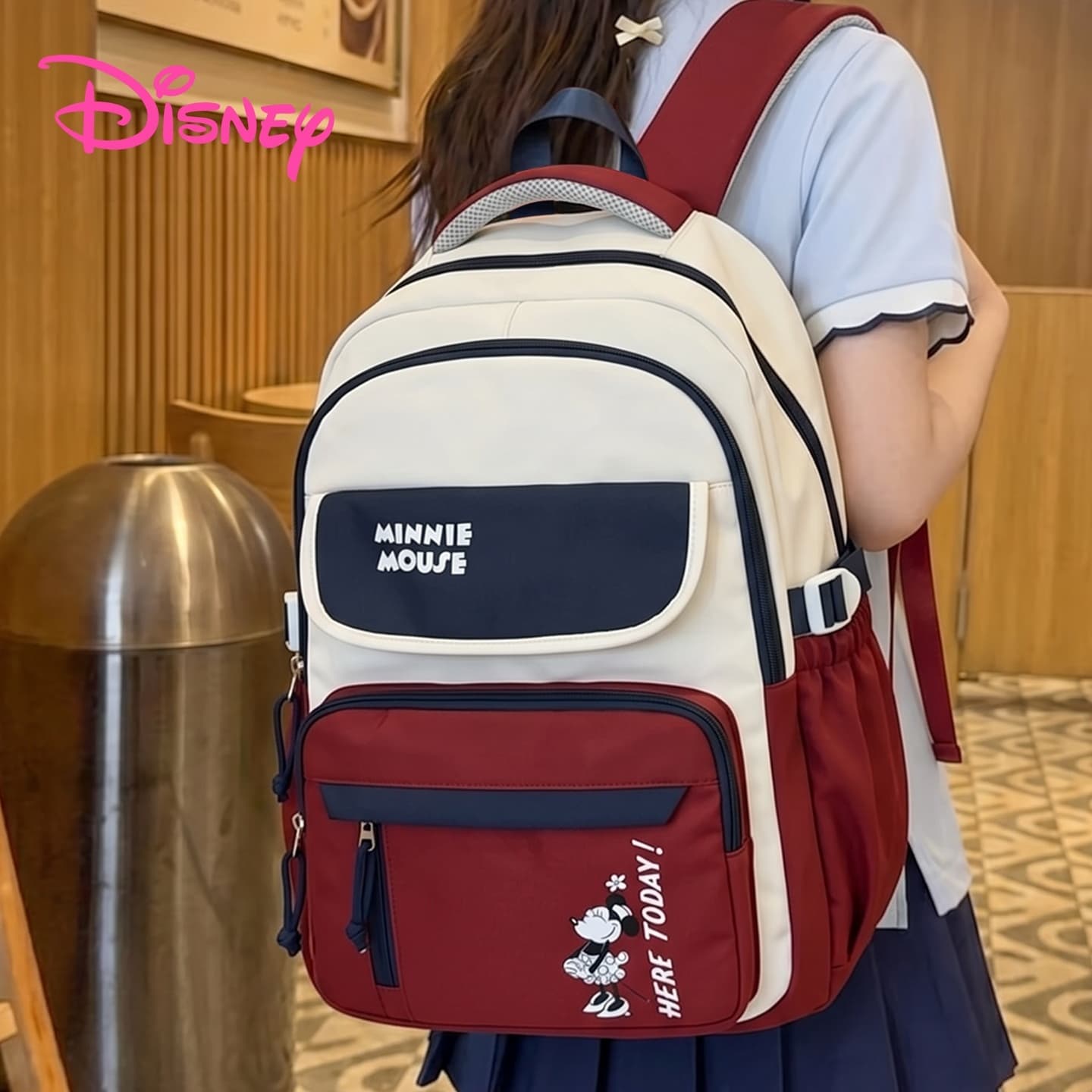 Рюкзак Disney Minnie Series Рюкзаки Бургундский Женские - изображение 2