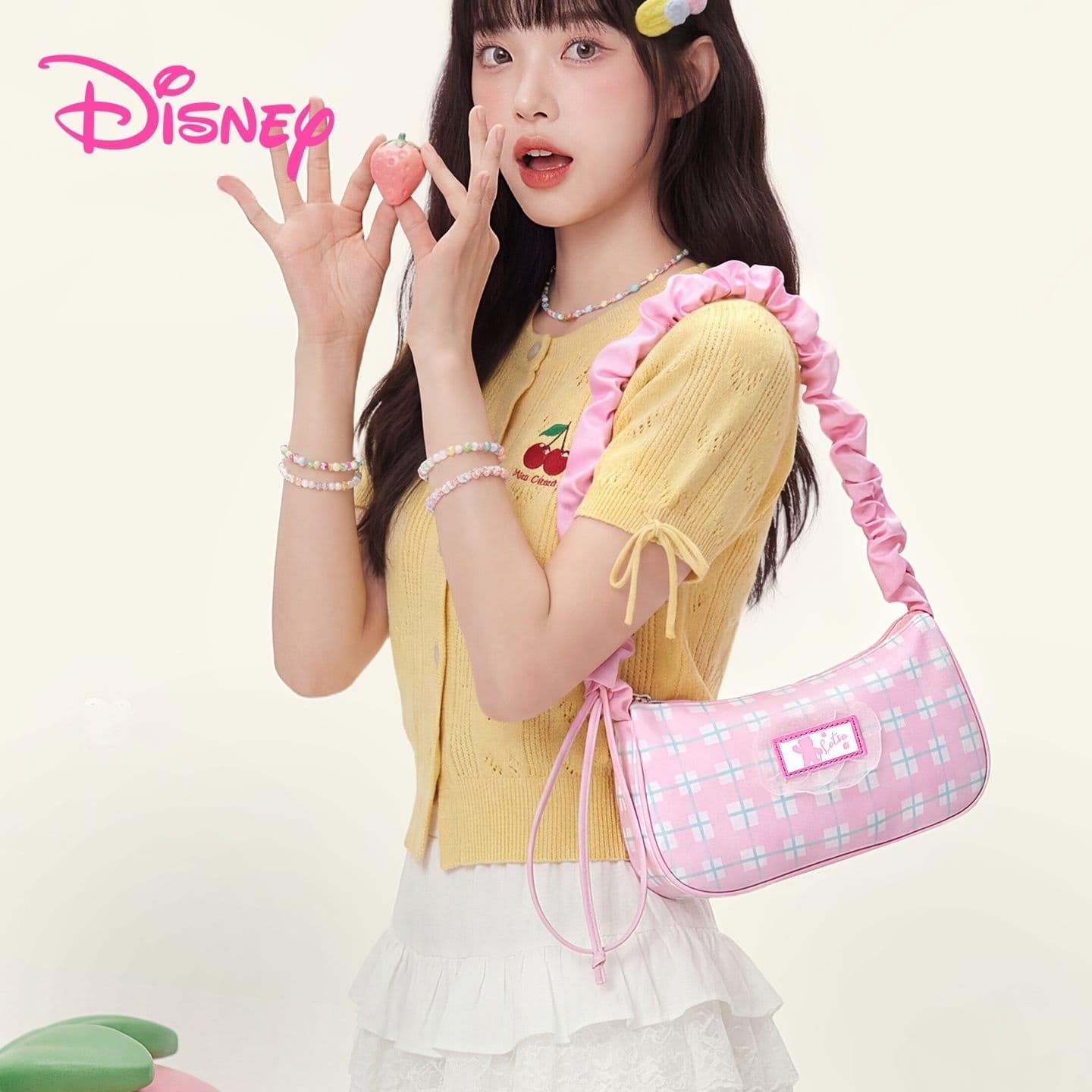 Мини-сумка Disney Ткань Сумка через плечо Женская Розовая - изображение 7