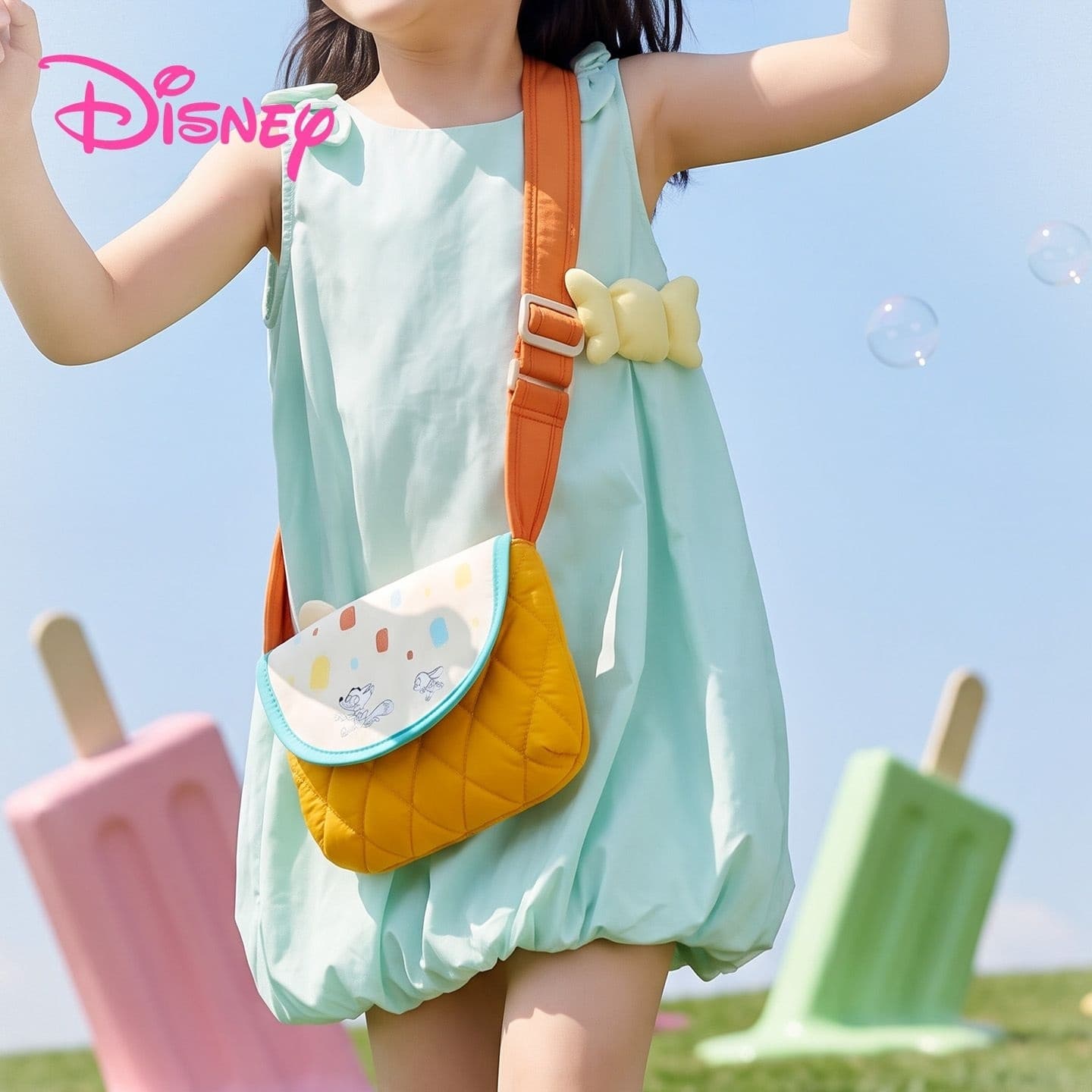 Disney Оксфорд Сумки кросс-боди Маленький Детский Оранжево-желтый - изображение 5