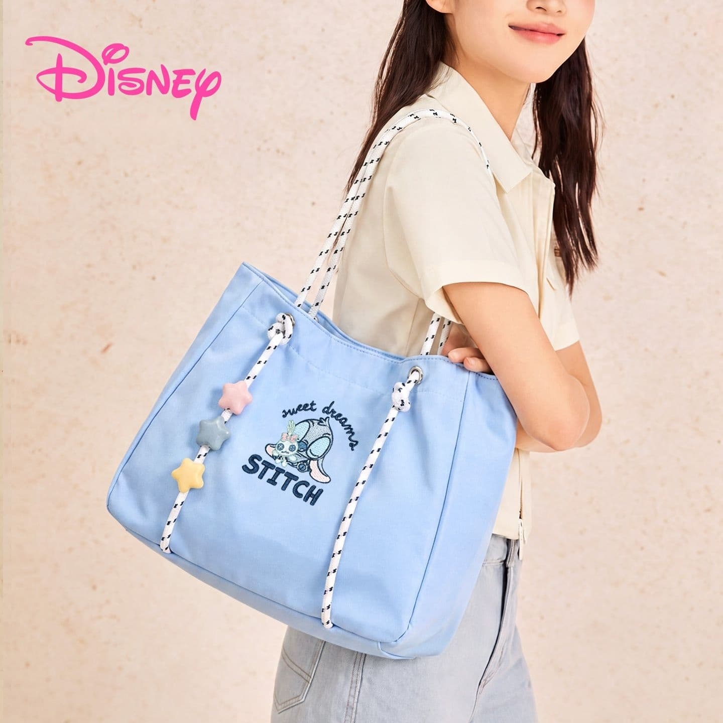 Мини-сумка Disney Оксфорд Сумки через плечо Обычный (стандартный) Женские Синий - изображение 4