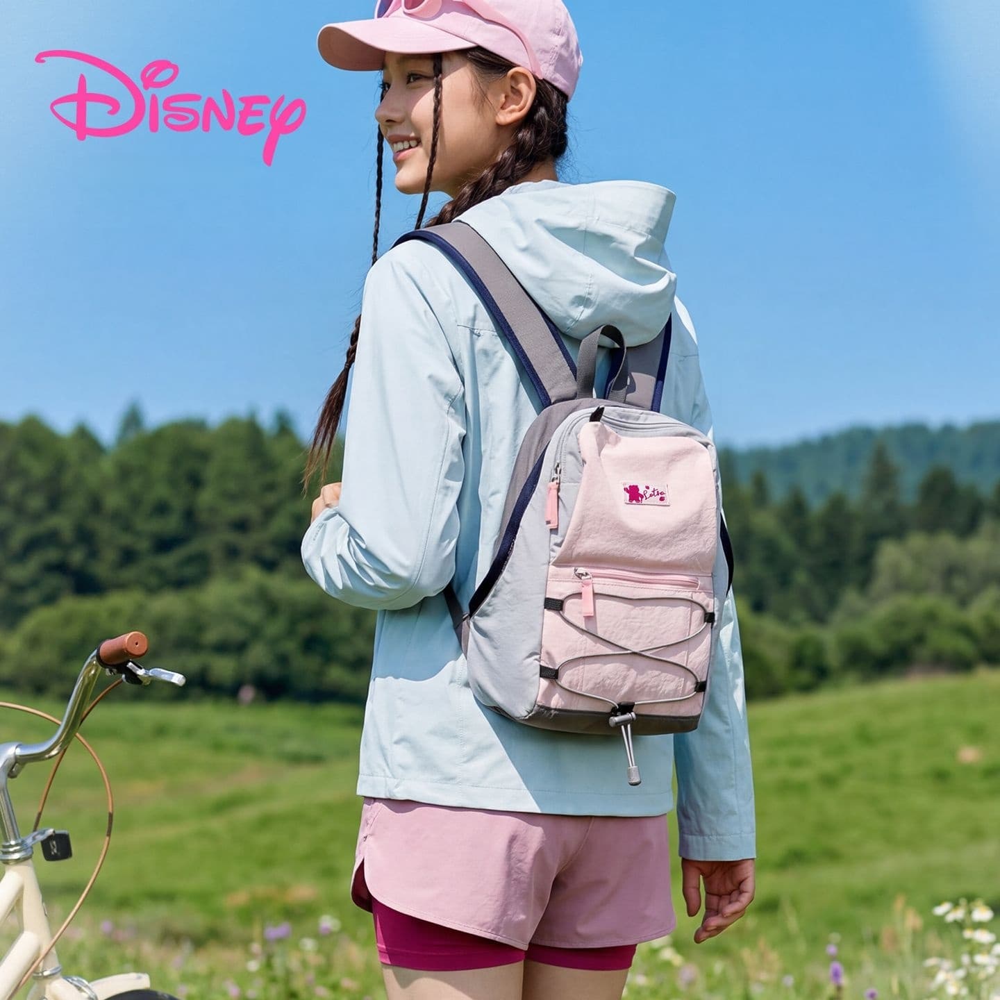 Рюкзак Disney Strawberry Bear Series Рюкзаки Персиково-розовый Женские - изображение 3