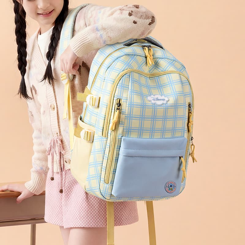 Рюкзак Disney Stitch Oxford Backpack Standard (Standard) Женский Синий и Желтый - изображение 5