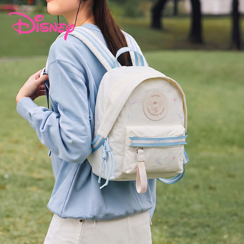 Рюкзак Disney Ткань Рюкзаки Обычный (стандартный) Женские Молочный белый - изображение 3