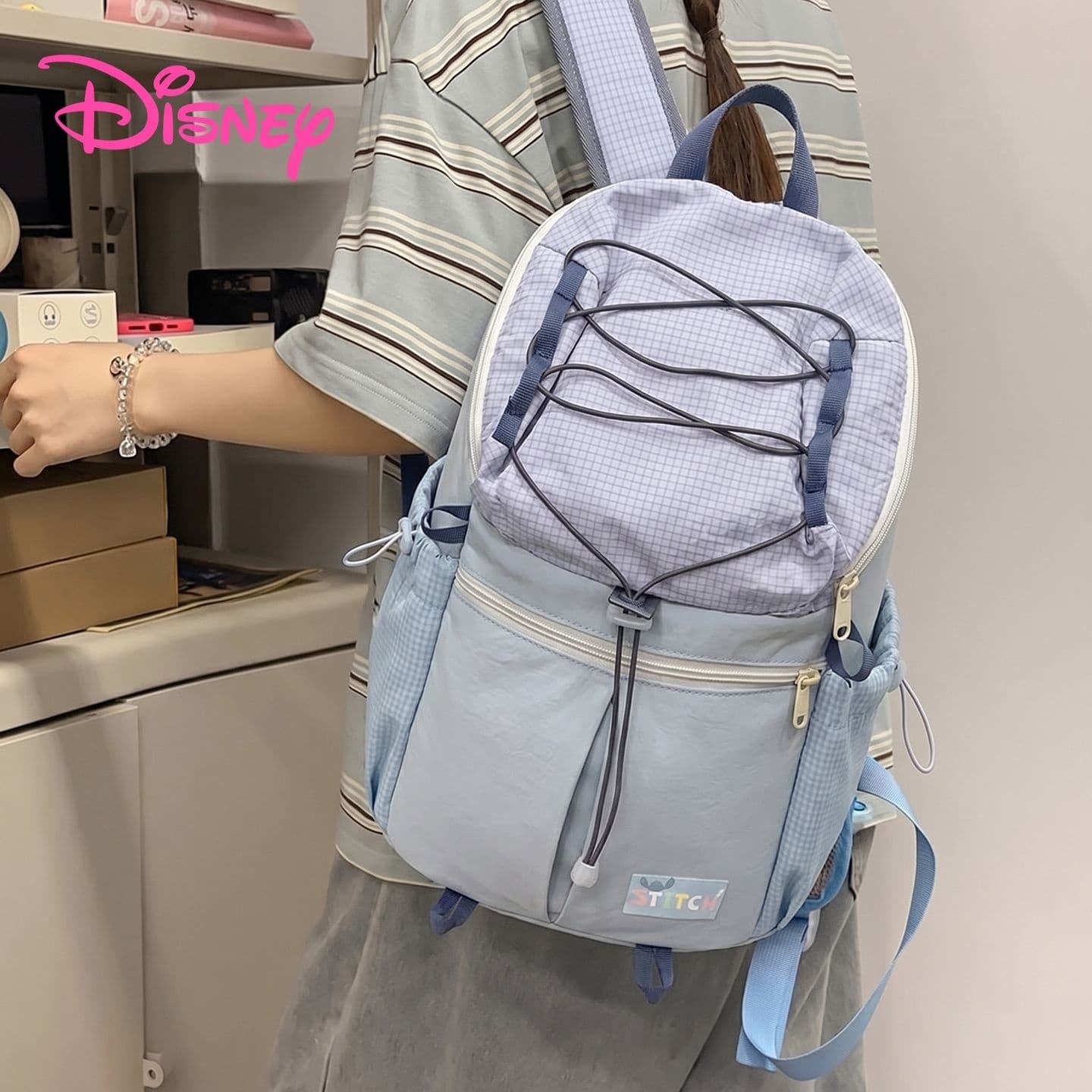 Рюкзак Disney Stitch Tarsun Рюкзак Стандартный (Standard) Унисекс Синий - изображение 3